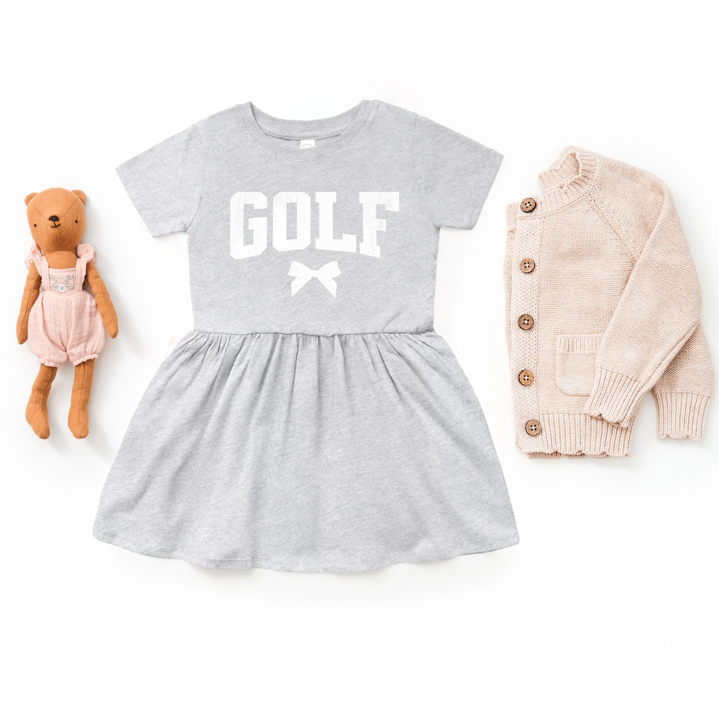 The Juniper Shop - Golf Arched Bow Infant Girl's Dress