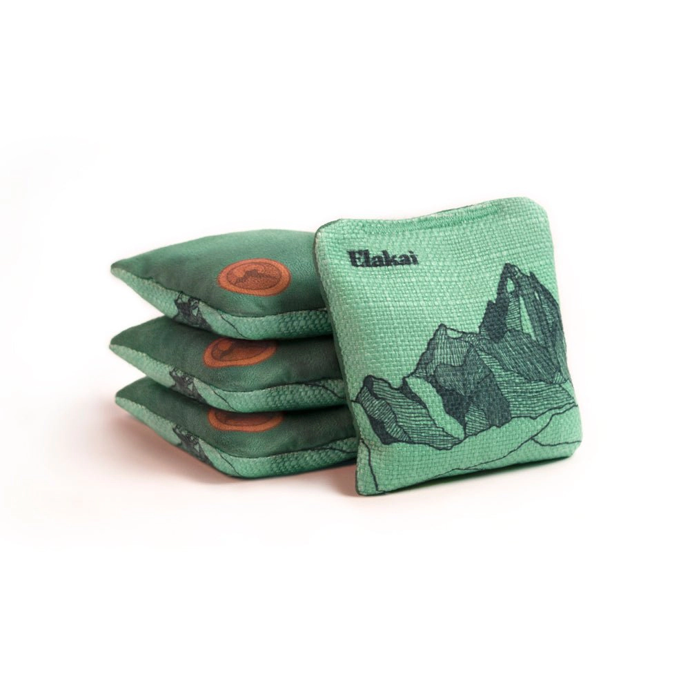 Elakai Travel Mount Durasuede + Turbo Polyglide Pilot Versacraft Cornhole Bags
