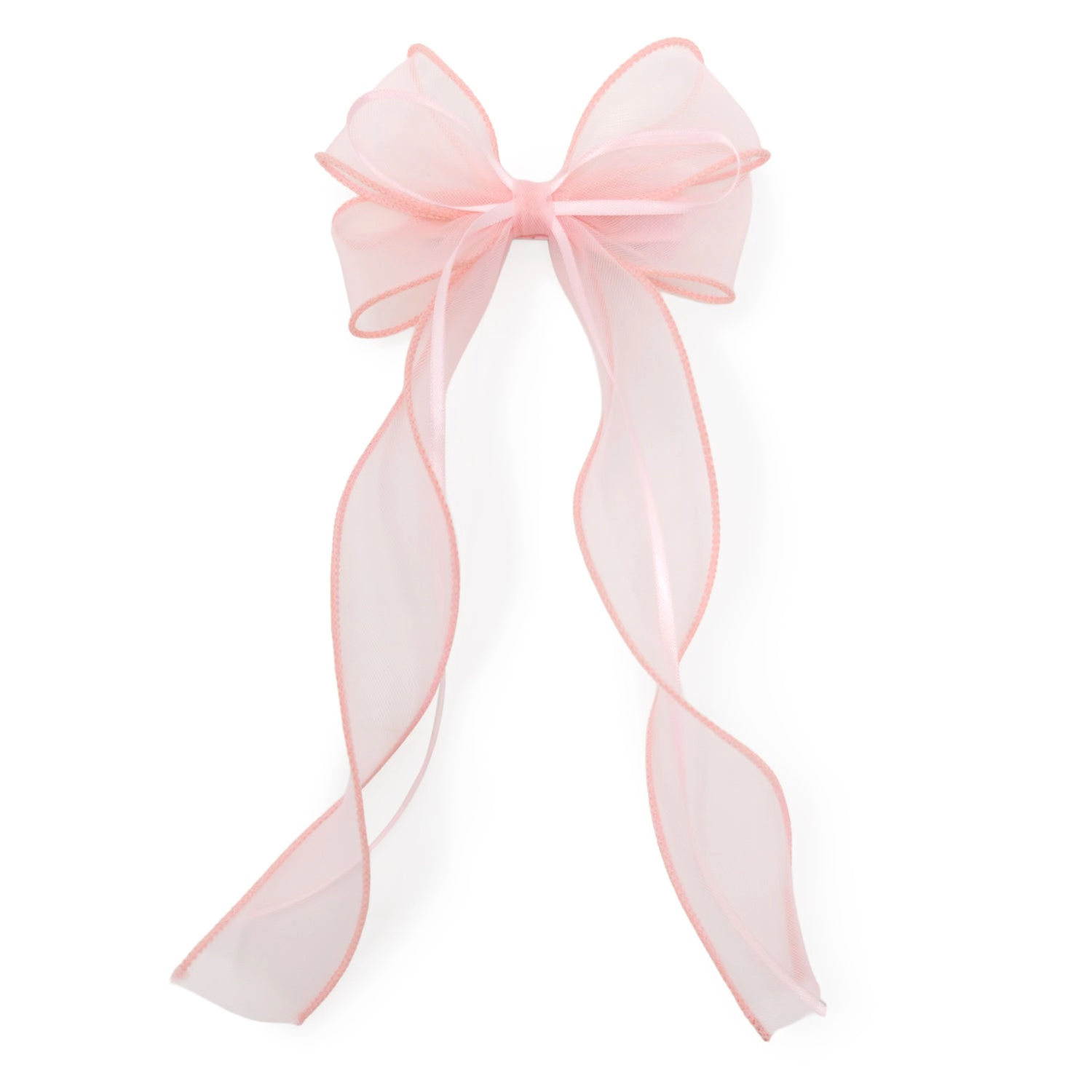 Puttisu Girls Organza Double Ribbon Clip Gift Set with Tin Case