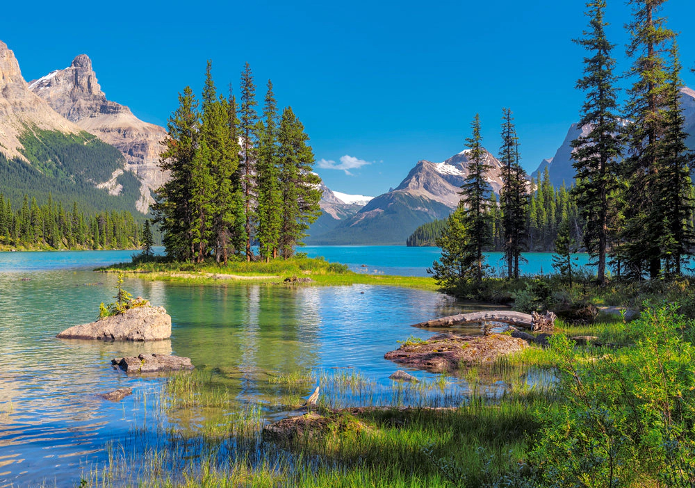 CASTORLAND 500 Piece Jigsaw Puzzles, Maligne Lake, Canada, Jasper National Park, Landscape, B-53803