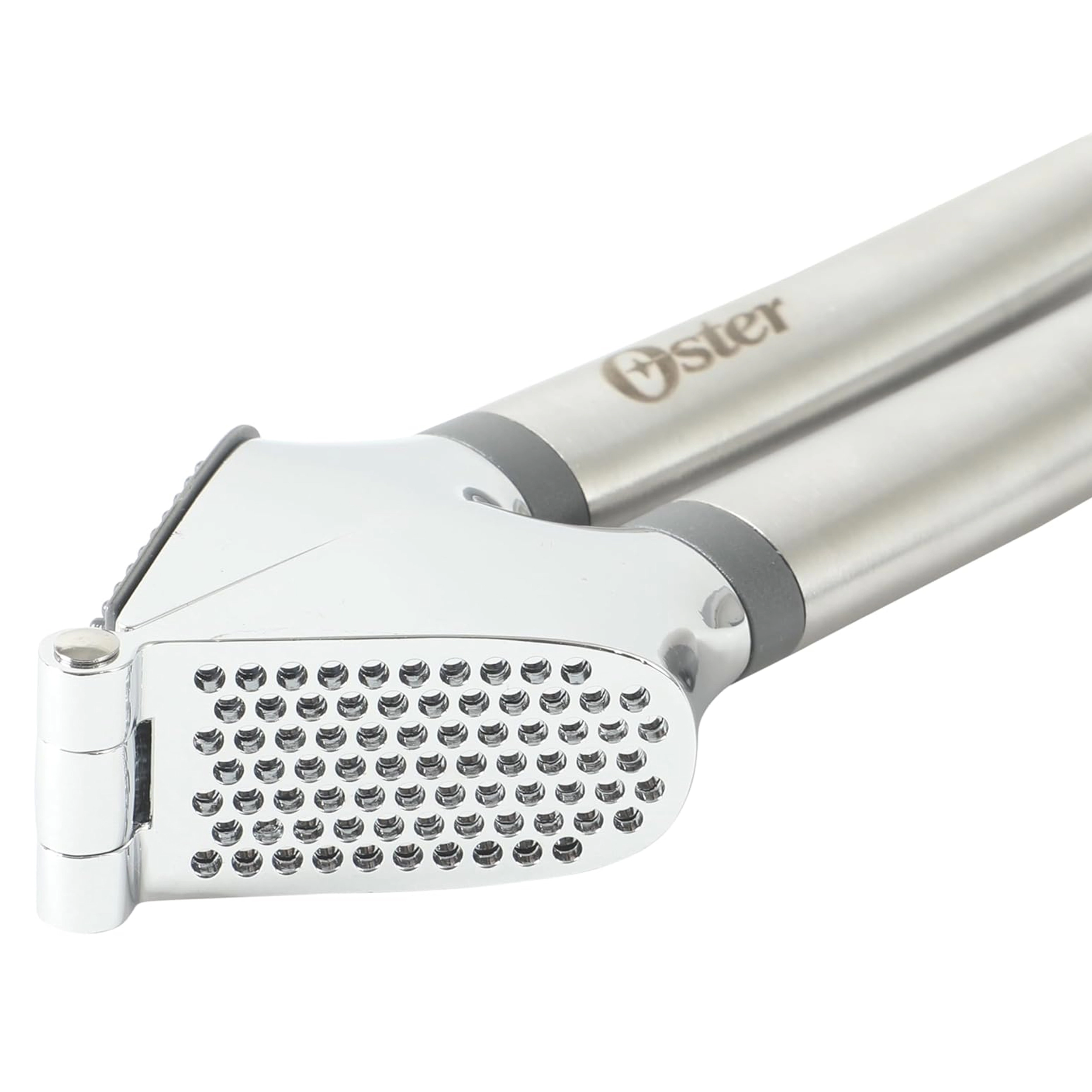 Oster Chadswyck 7.7 Inch Stainless Steel Garlic Press in Silver