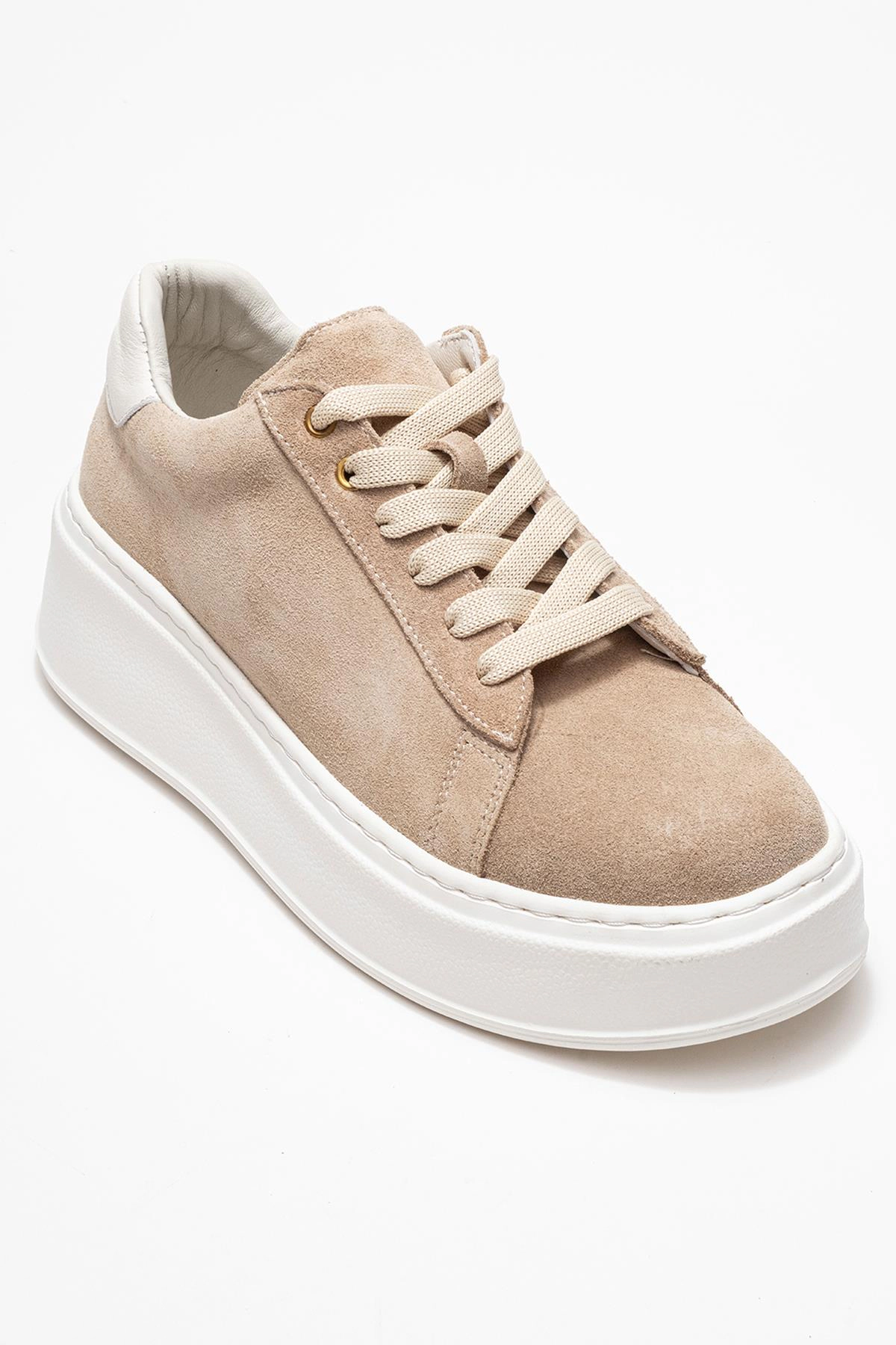 Forever & Always Womens Paloma Leather Sneaker