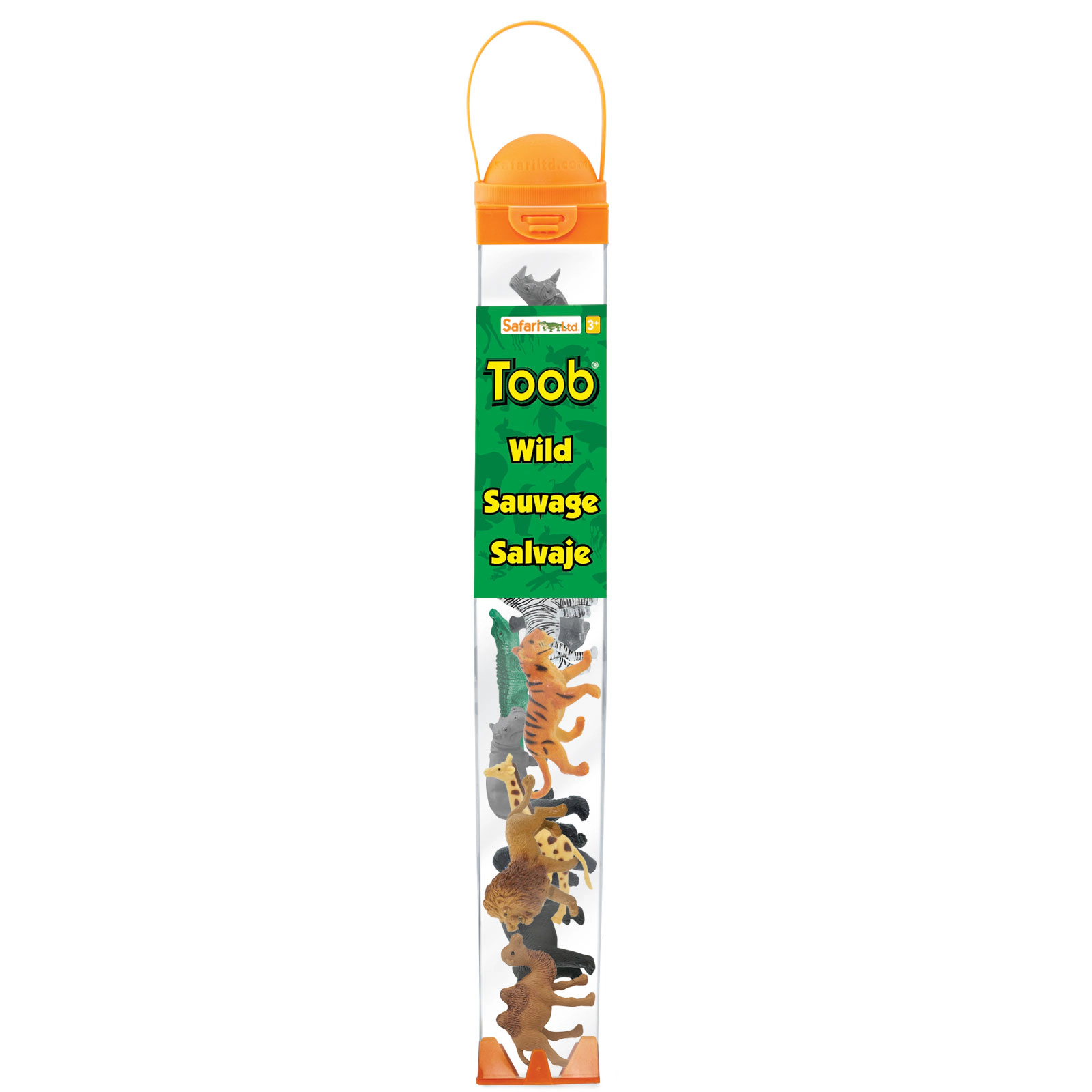 Safari Ltd. - Wild Animals TOOB - contains 12 Mini Figurines