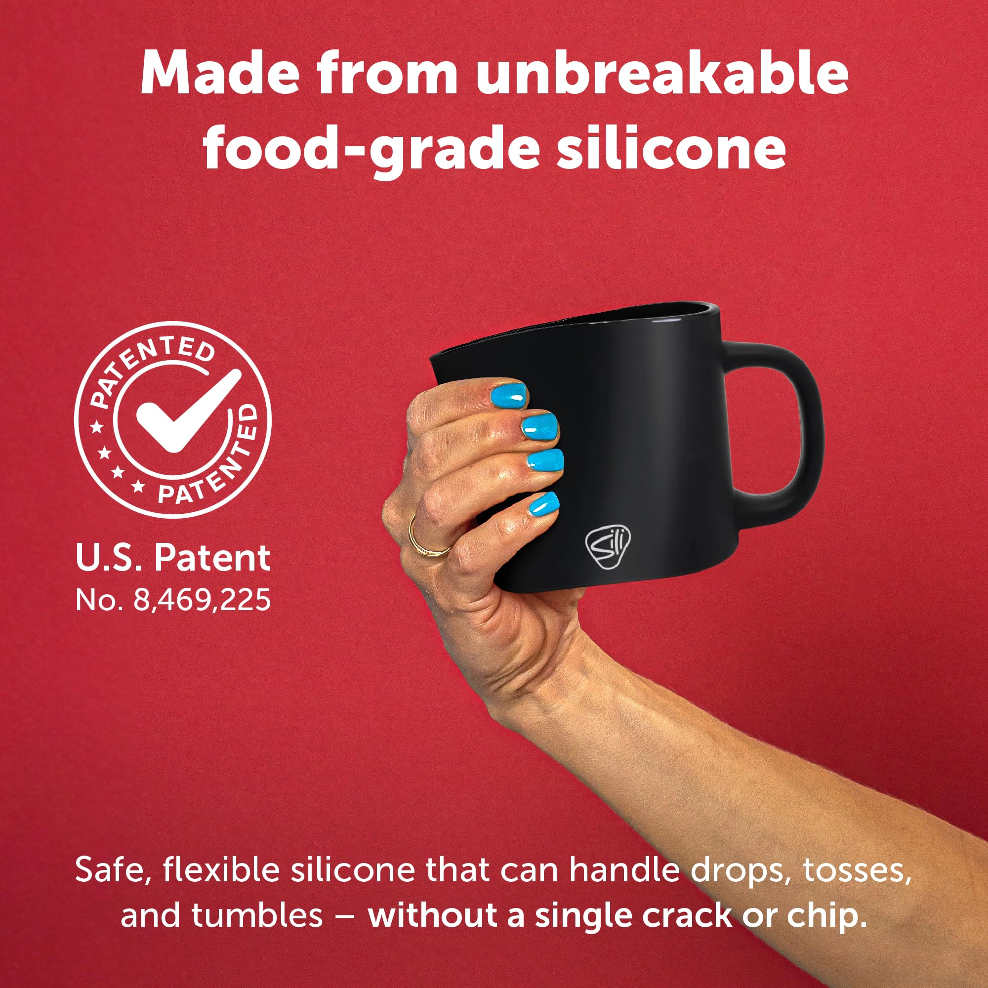 Silipint Silicone 16 oz Coffee Mug
