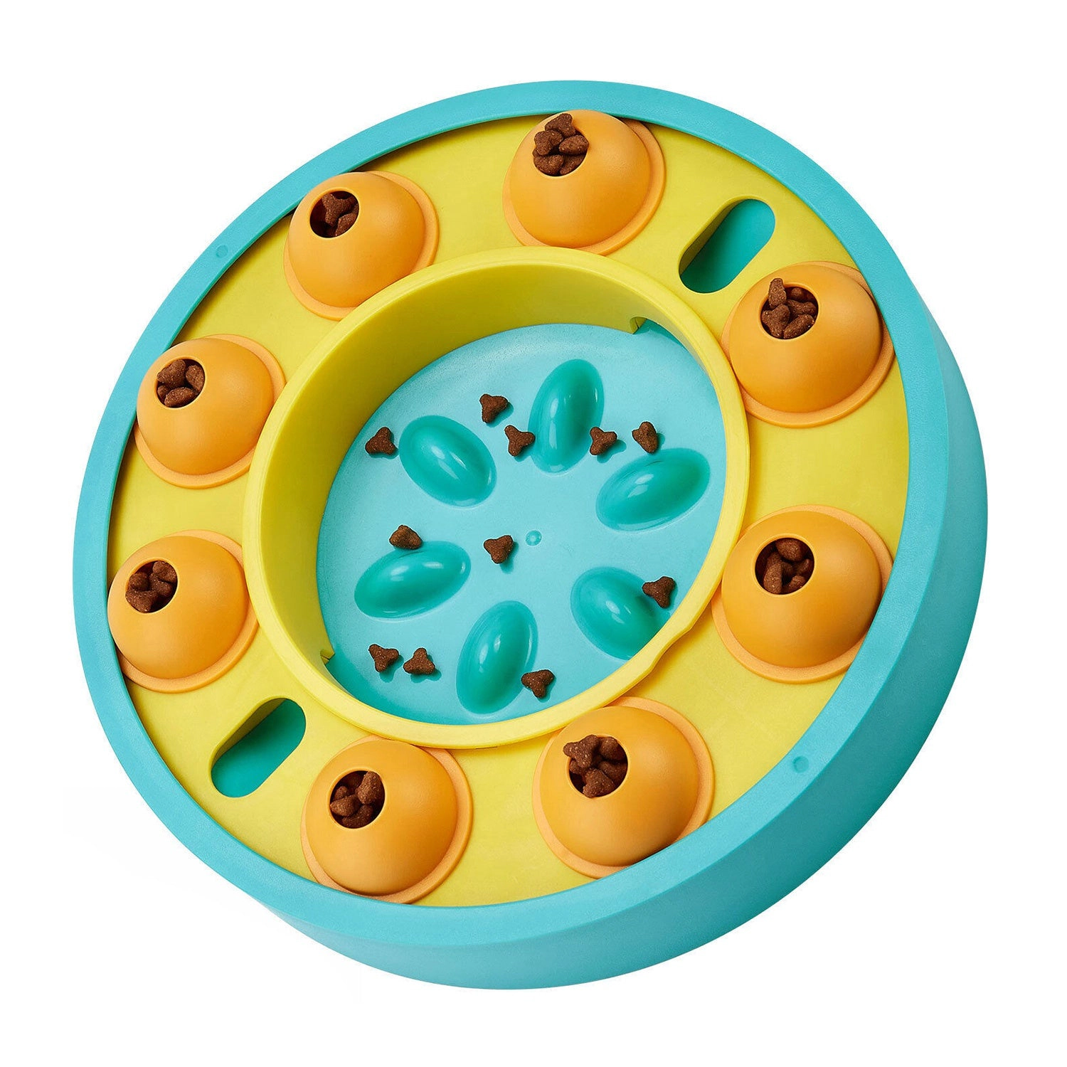 GBruno Interactive Puzzle Dog Food Feeder Slow Bowl