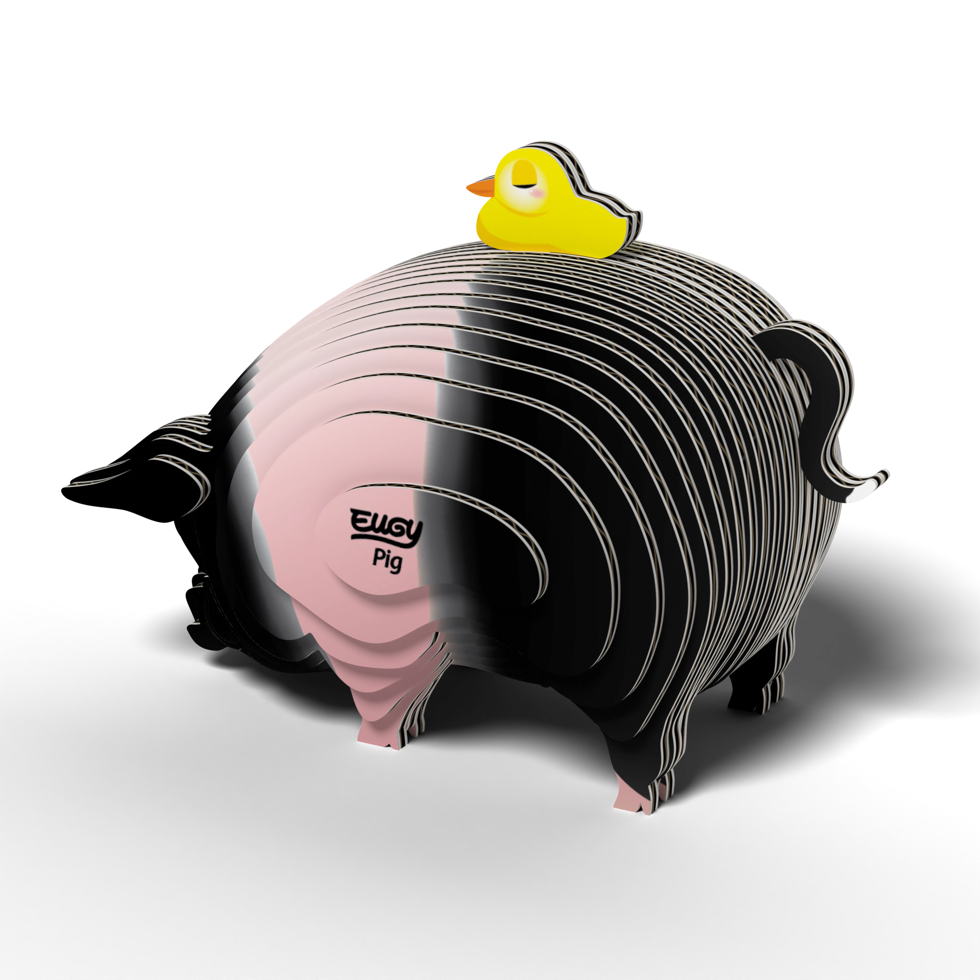 EUGY Pig 3D Puzzle - contains 31 puzzle pieces