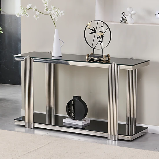 GOODSILO 55 Inch Long Narrow Console Table