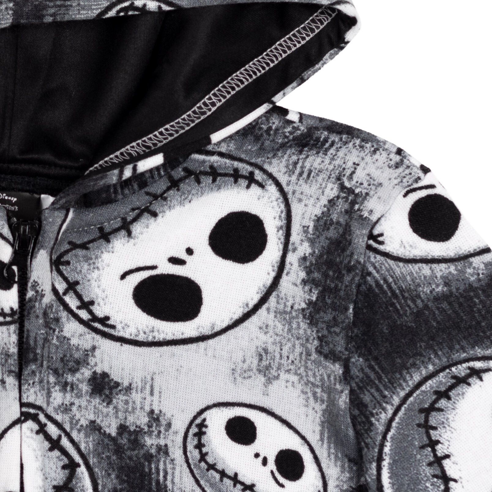 Disney Nightmare Before Christmas Jack Skellington Boys' Fleece Zip-Up Hoodie