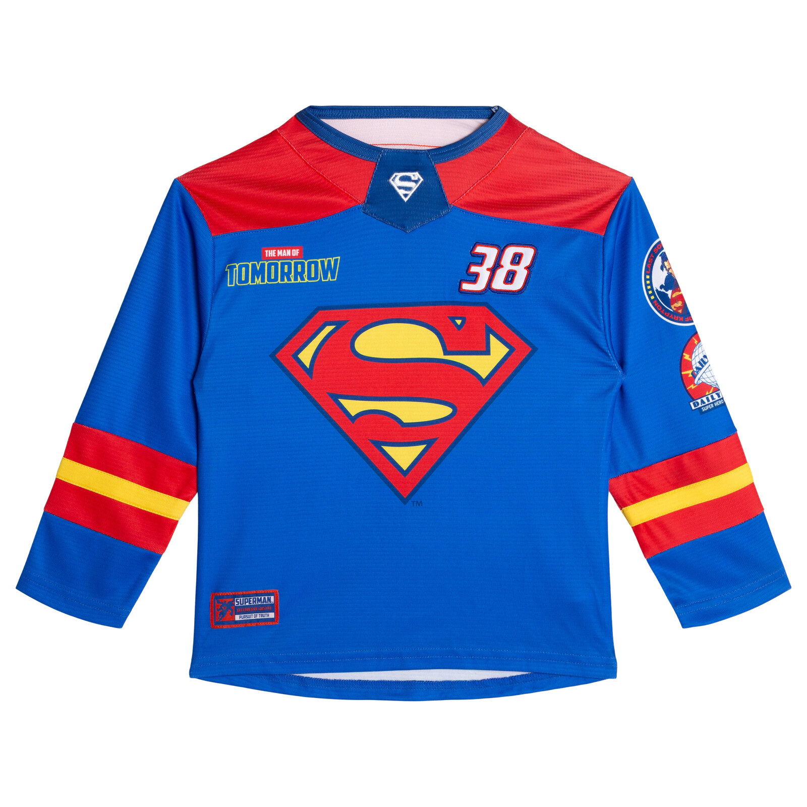 DC Comics Justice League Superman Boys' Hockey Jersey