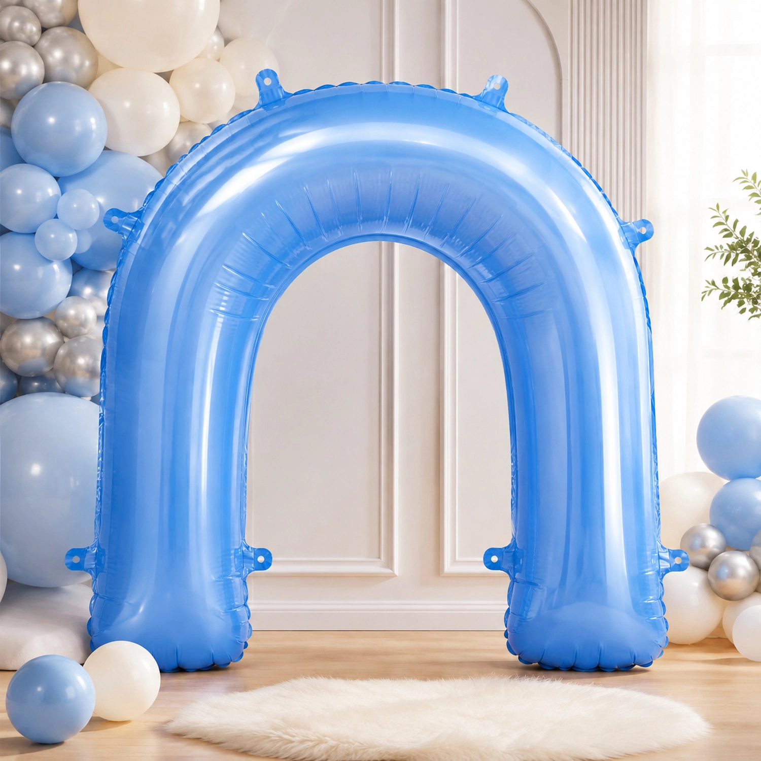 LoonBalloon 29.5 in Foil Balloon Module 5-Pack, Printed Celebration Design