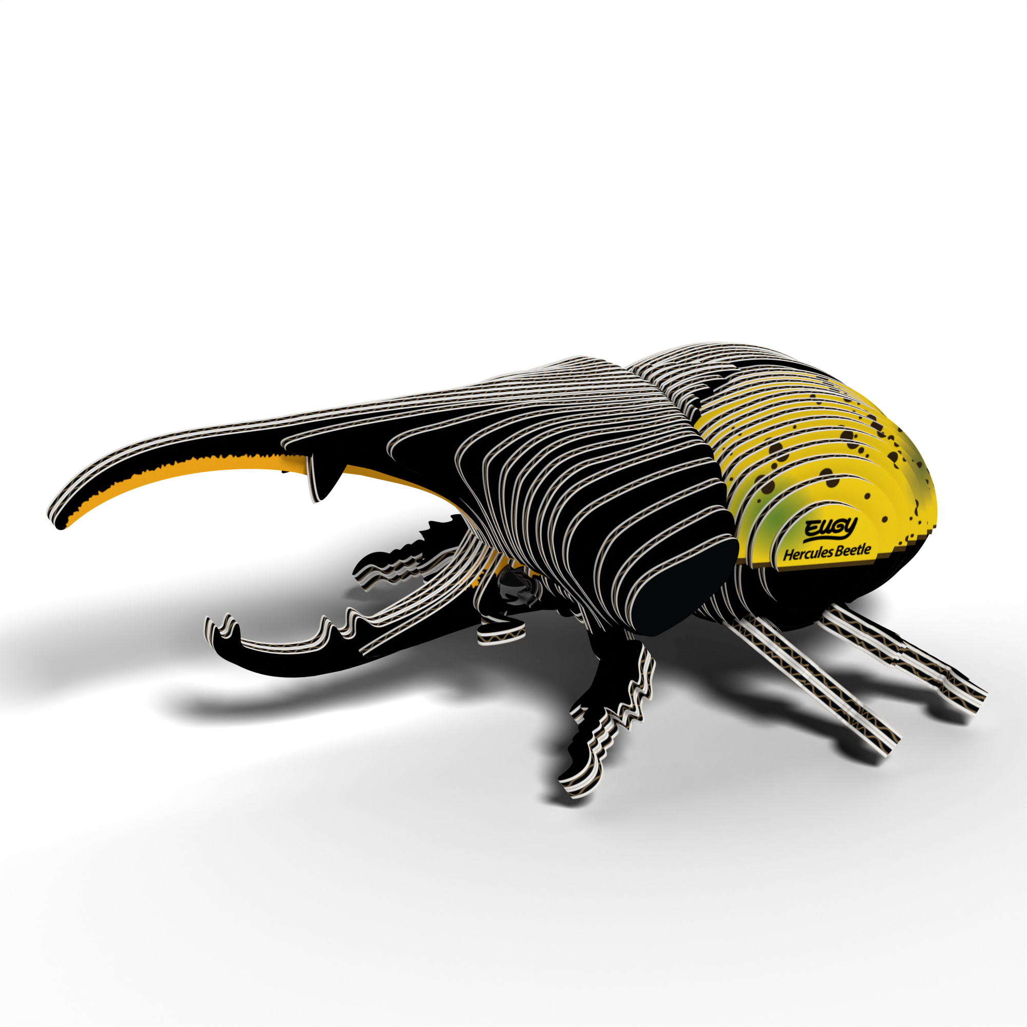 EUGY Hercules Beetle 3D Puzzle - contains 42 puzzle pieces