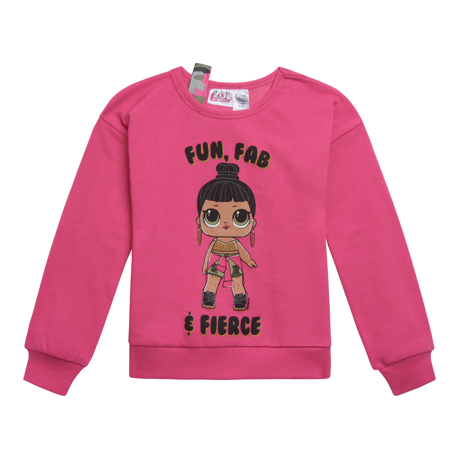 L.O.L. Surprise! Girls' 2-Piece Fleece Sweatshirt and Leggings Set