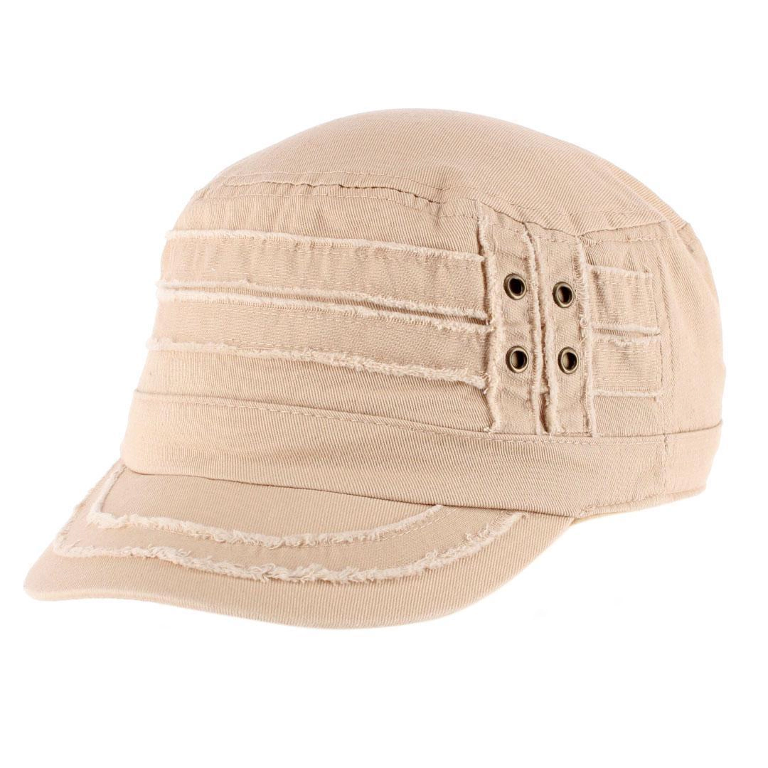 CTM Women's Distressed Cadet Hat