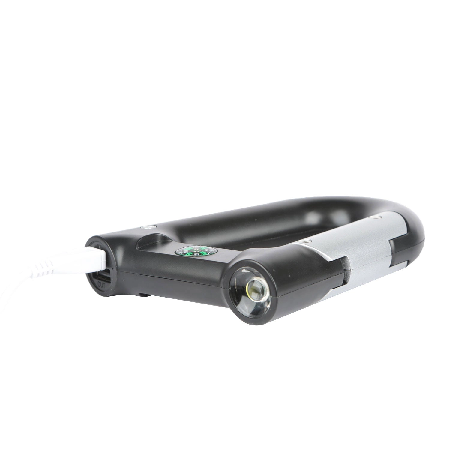 GBruno 2200mAh Carabiner Power Bank With Flashlight