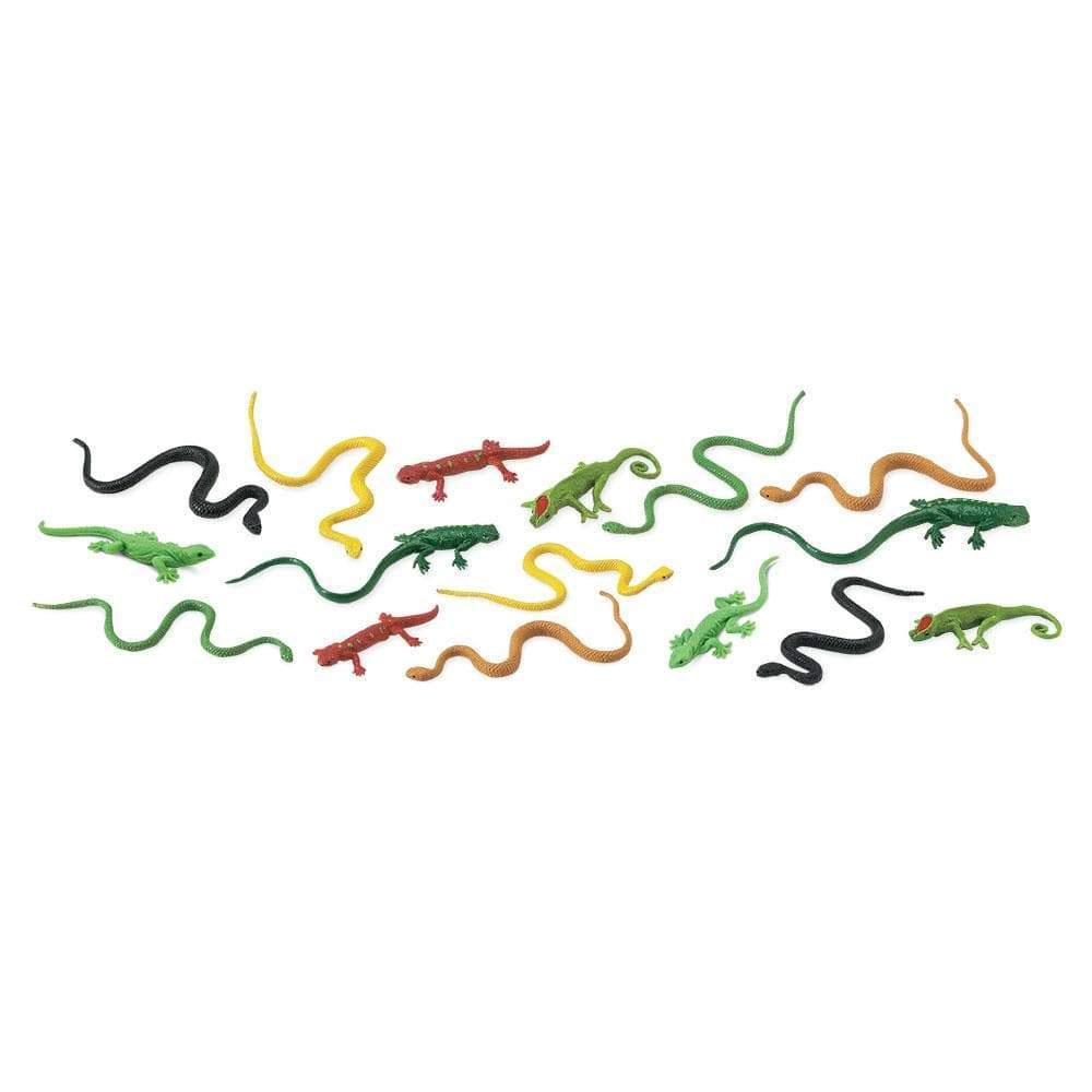 Safari Ltd. - Reptiles TOOB - contains 15 Mini Figurines