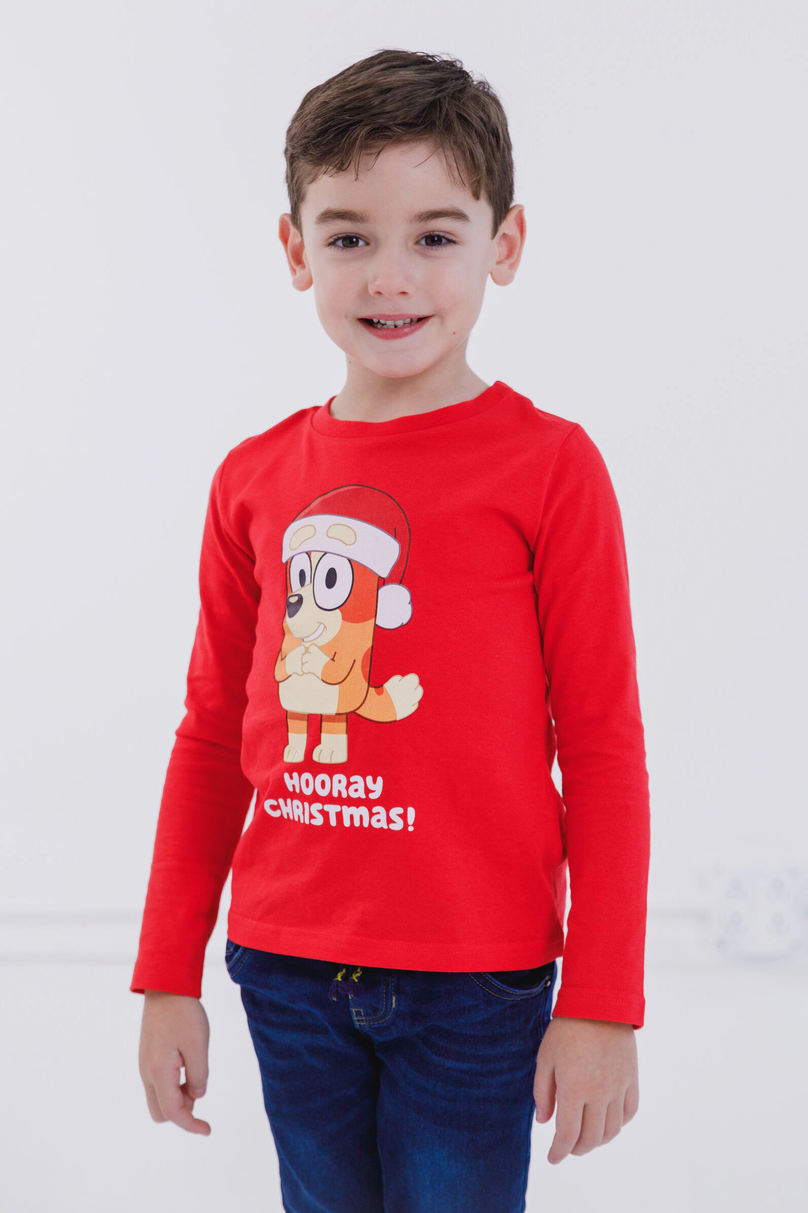 Bluey Matching Family Christmas Long Sleeve Tee