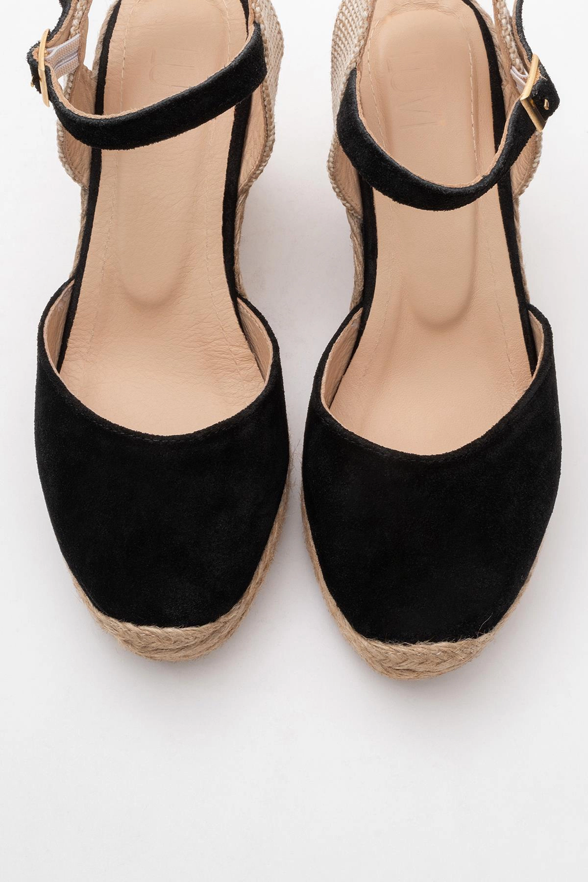 Forever & Always Womens Sinta Suede Leather Platform Espadrille