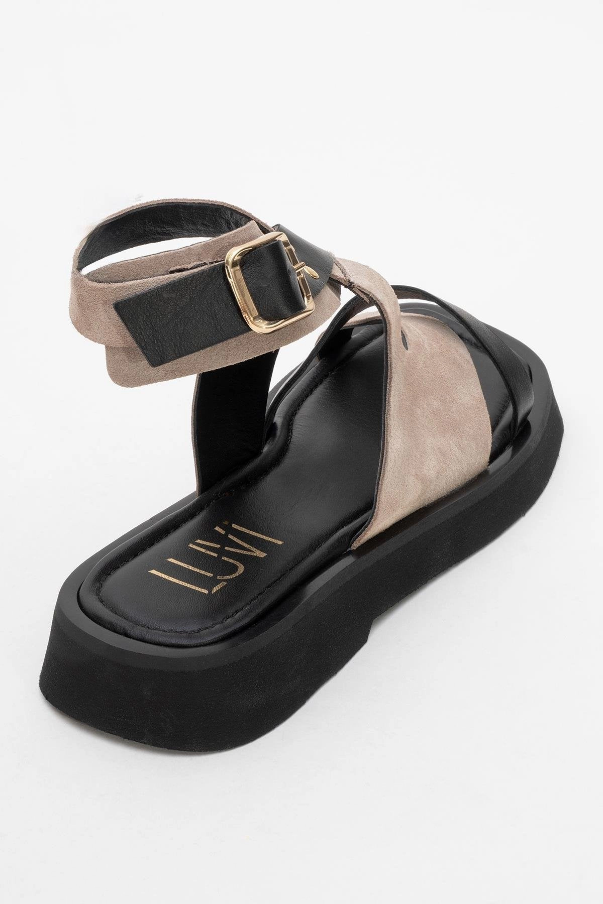 Forever & Always Womens Minnea Suede Leather Sandals