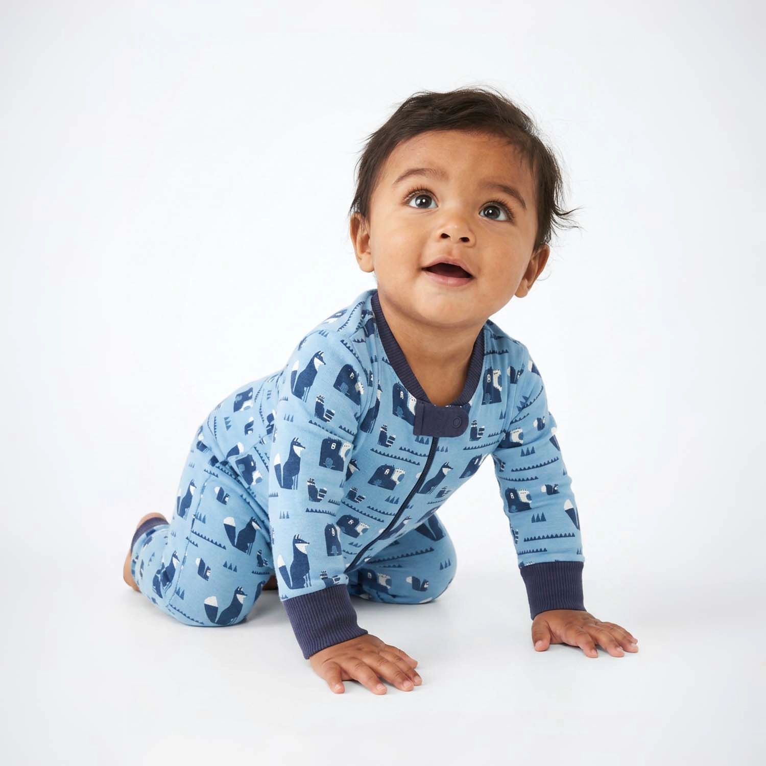 Mightly Baby Organic Cotton One-Piece Pajamas