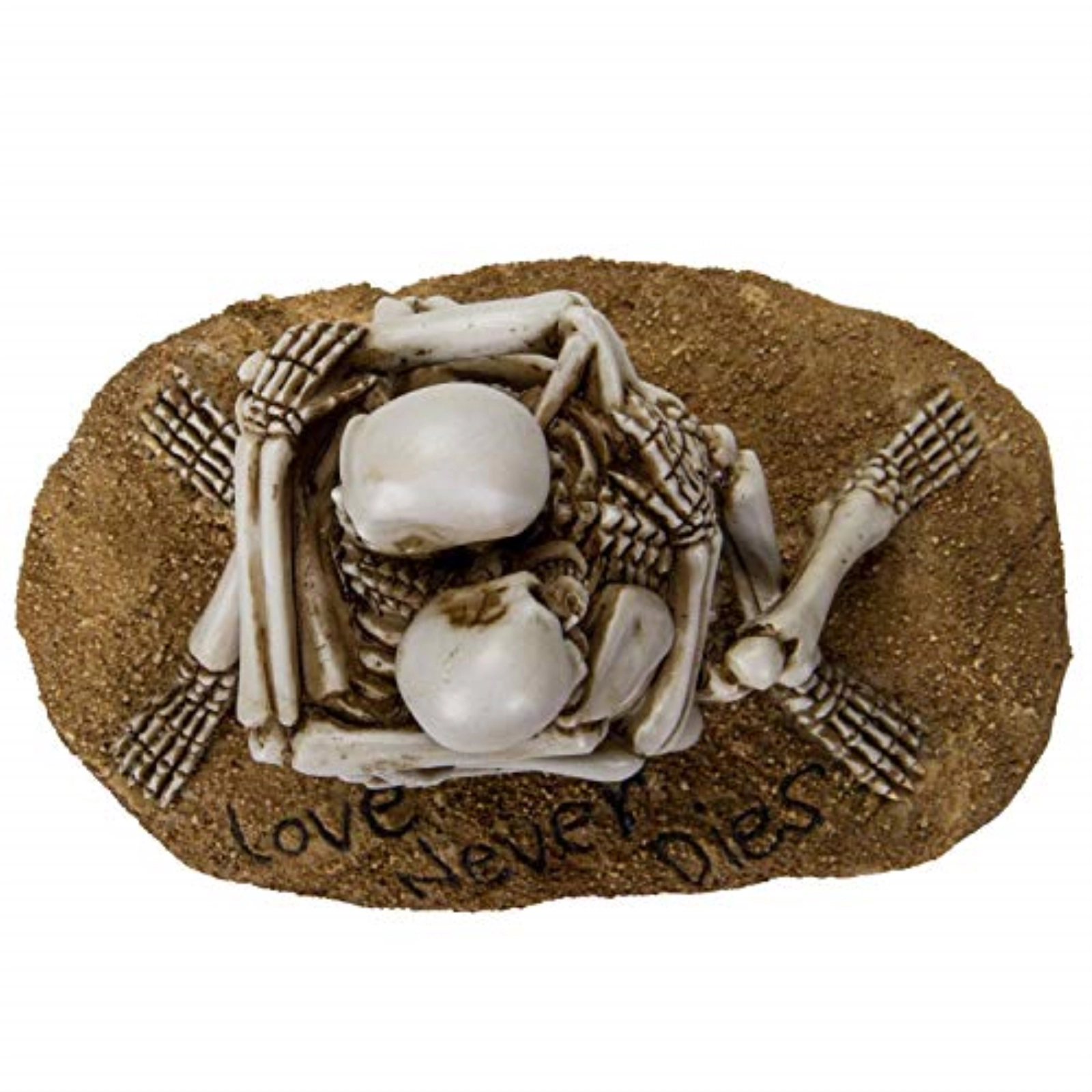 Pacific Giftware Love Never Dies Skeleton Couple Sharing an Intimate Hug Resin Figurine 6.1 inch