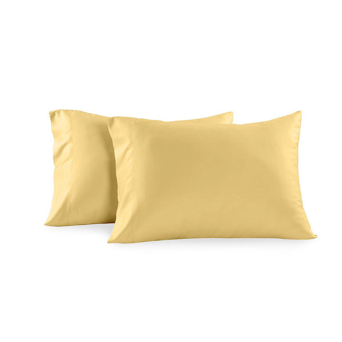 Egyptian Linens 600 Thread Count Cotton Sateen Pillowcase Pair