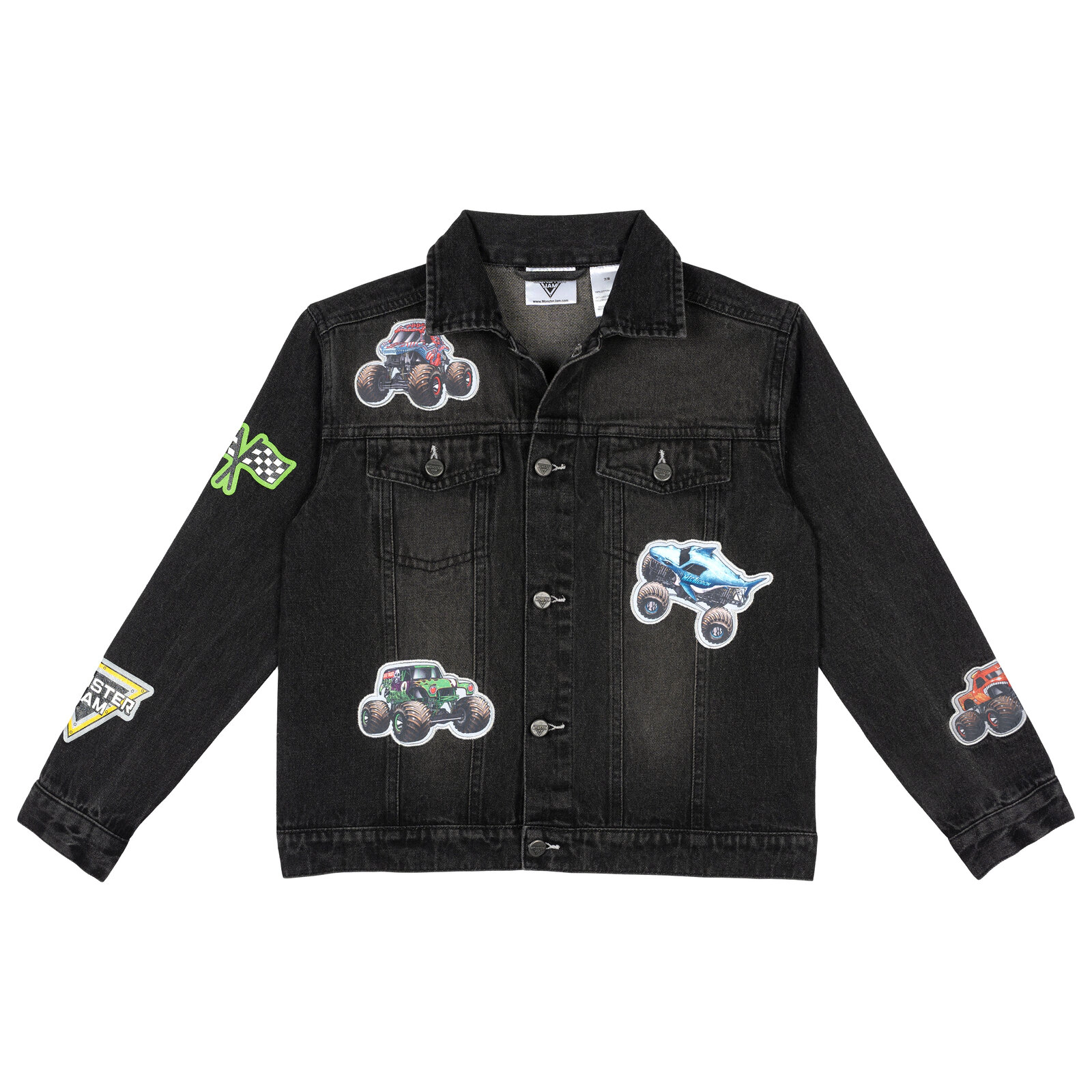 Monster Jam Boys' Denim Jacket
