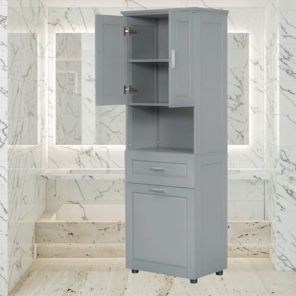 ELEMENT ACE Tall Freestanding Bathroom Storage Cabinet