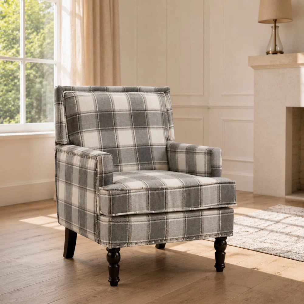 GOODSILO Versatile Upholstered Cotton Accent Chair