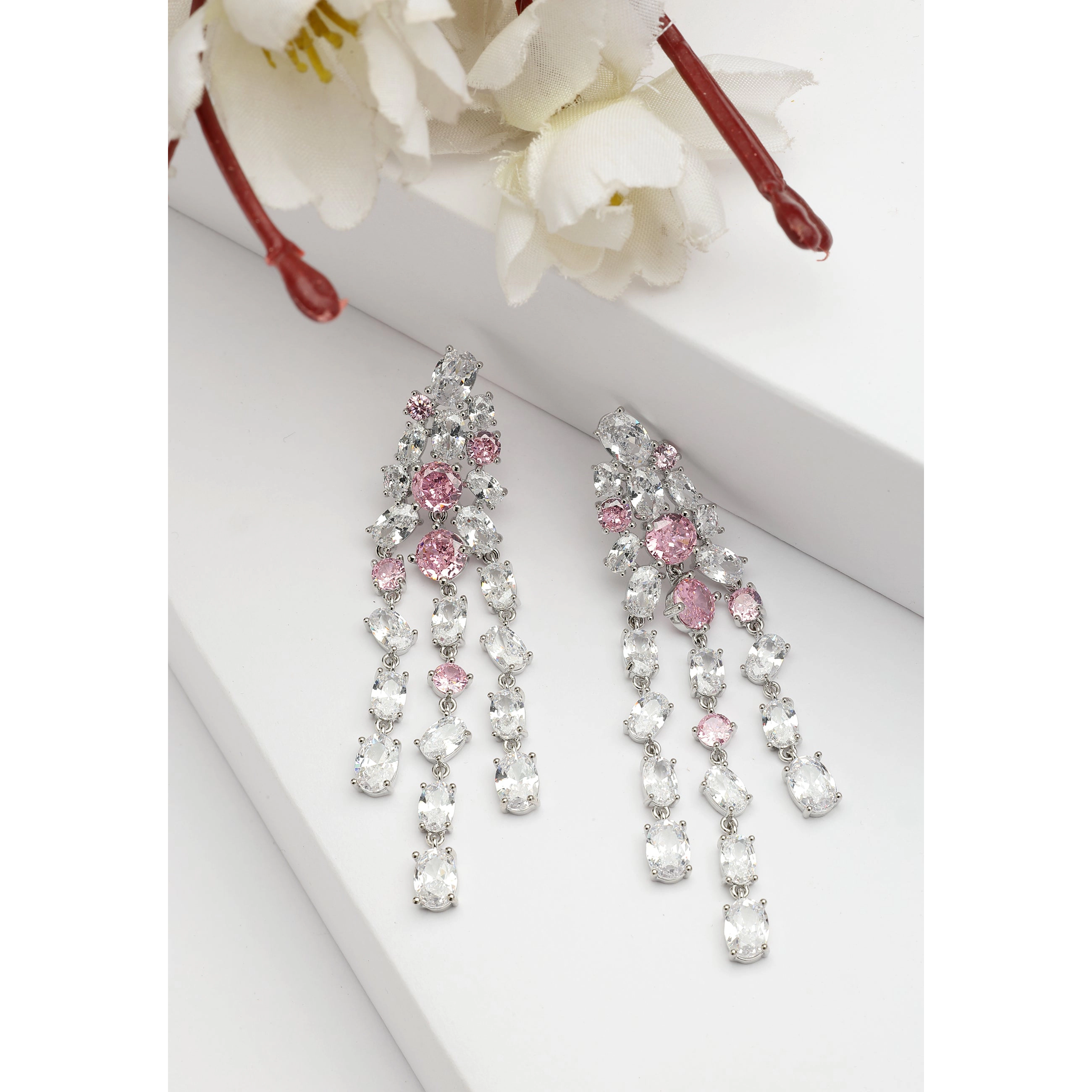 AGP PARIS Womens Diva Gorgeous Tassel Drop Earrings