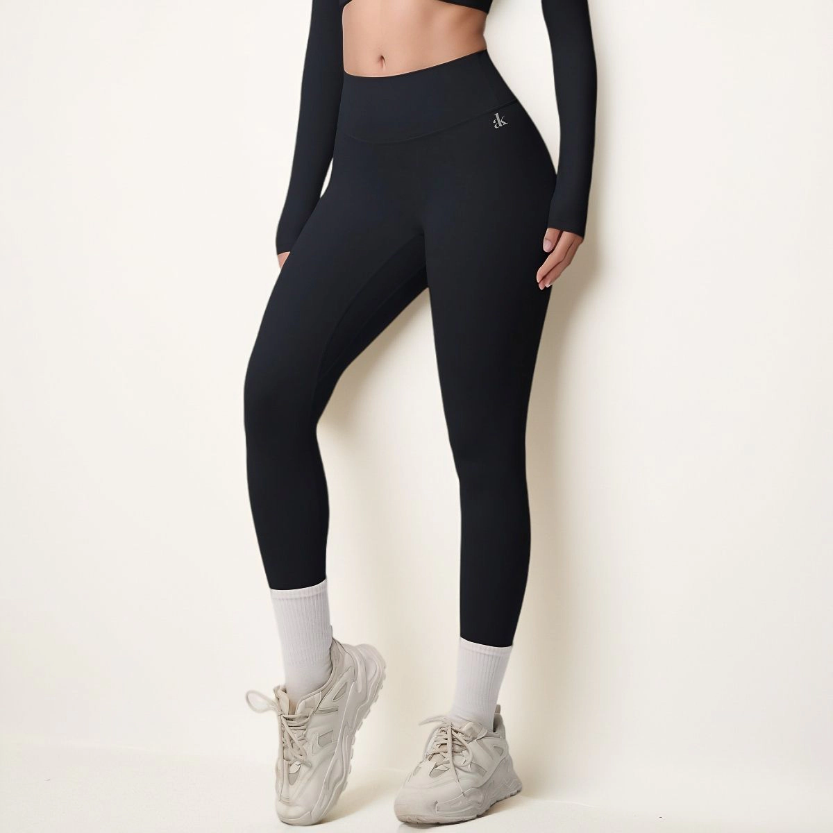 Anna-Kaci Active Women's High Waist Seamless Full-Length Leggings with Compression Fit Stretch Fabric