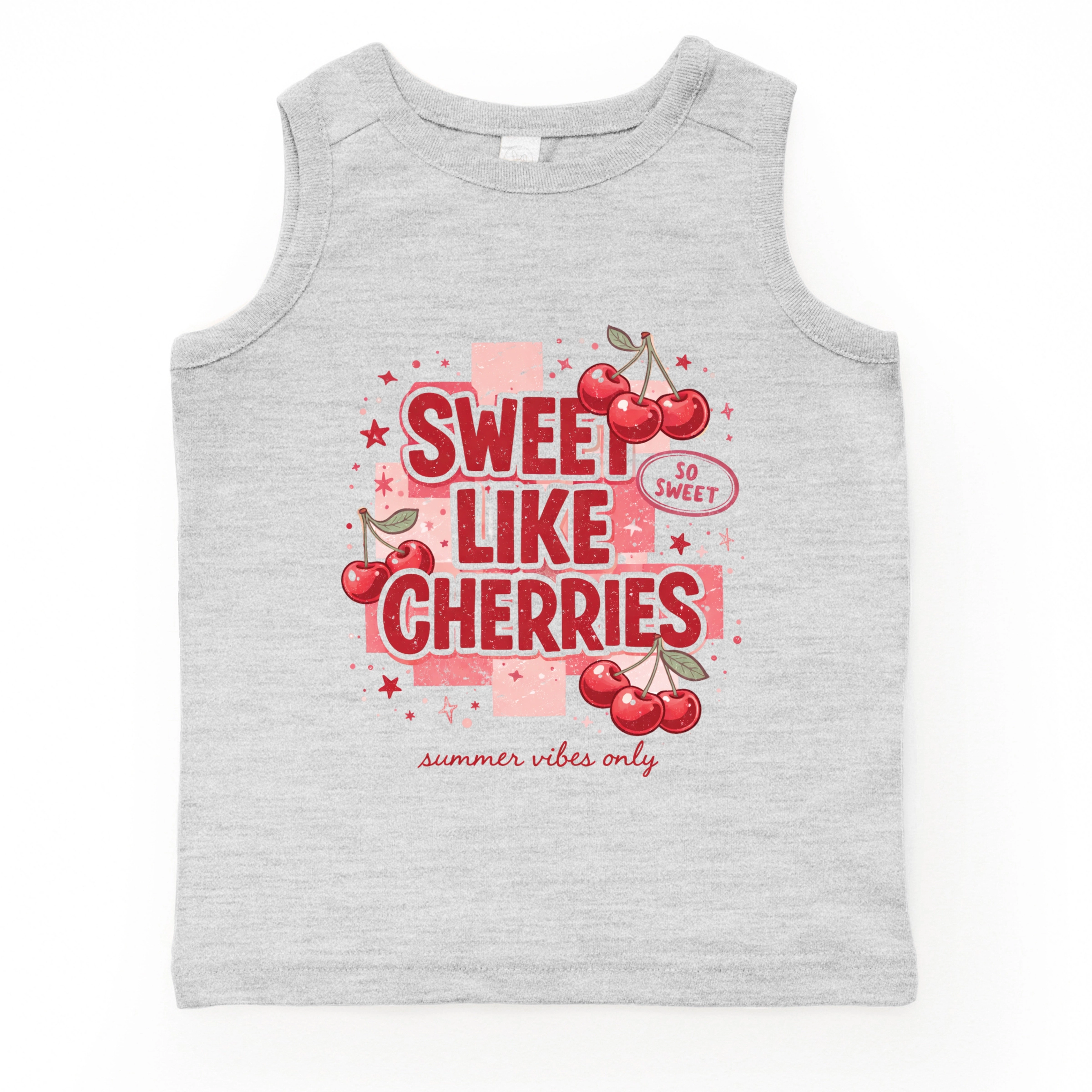 The Juniper Shop - Sweet Like Cherries Summer Vibes Youth Tank Top