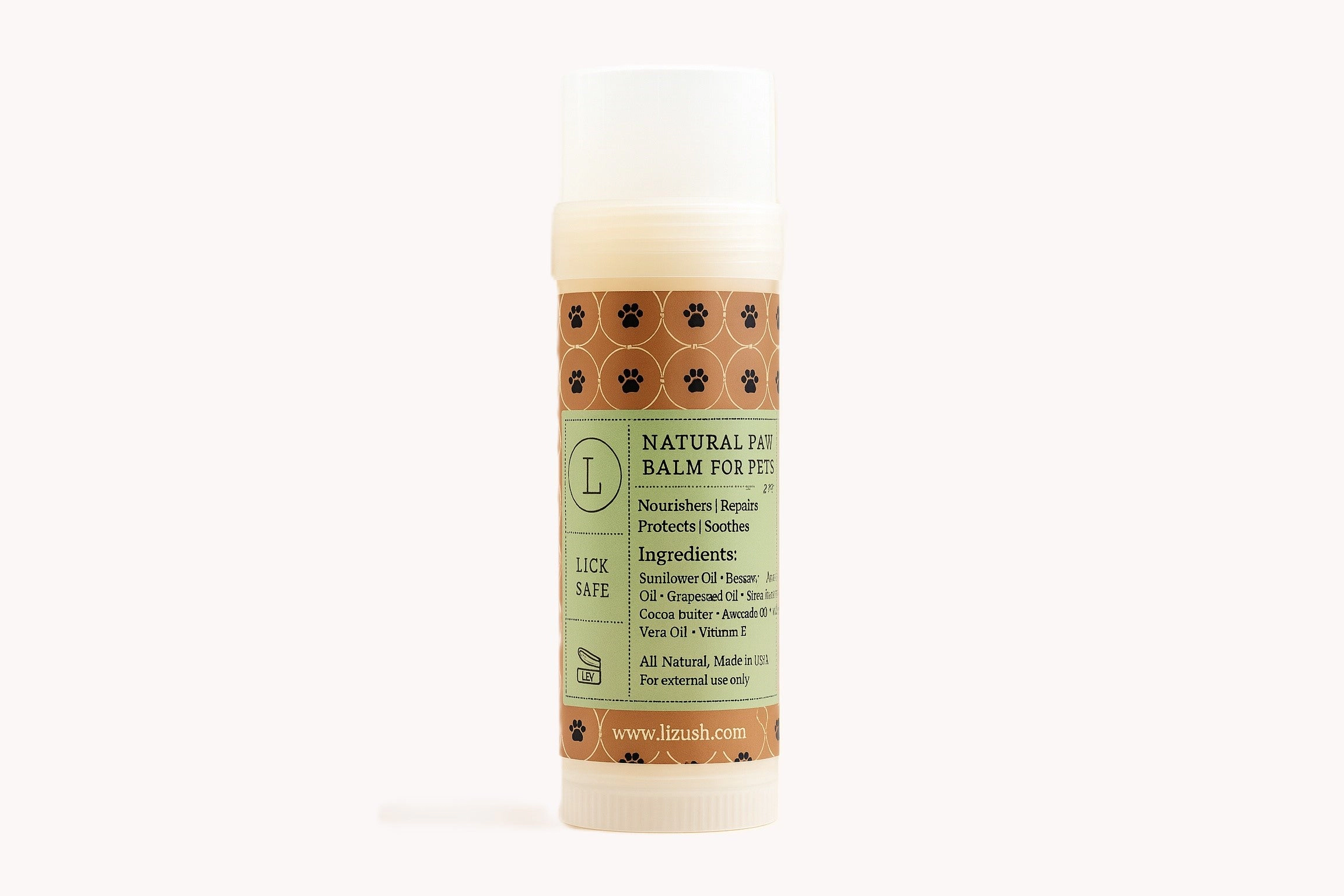 Lizush  Natural Paw Balm for Dogs and Cats