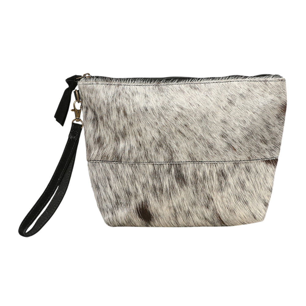 FASHNZFAB Animal Patterned Genuine Leather Clutch Bag