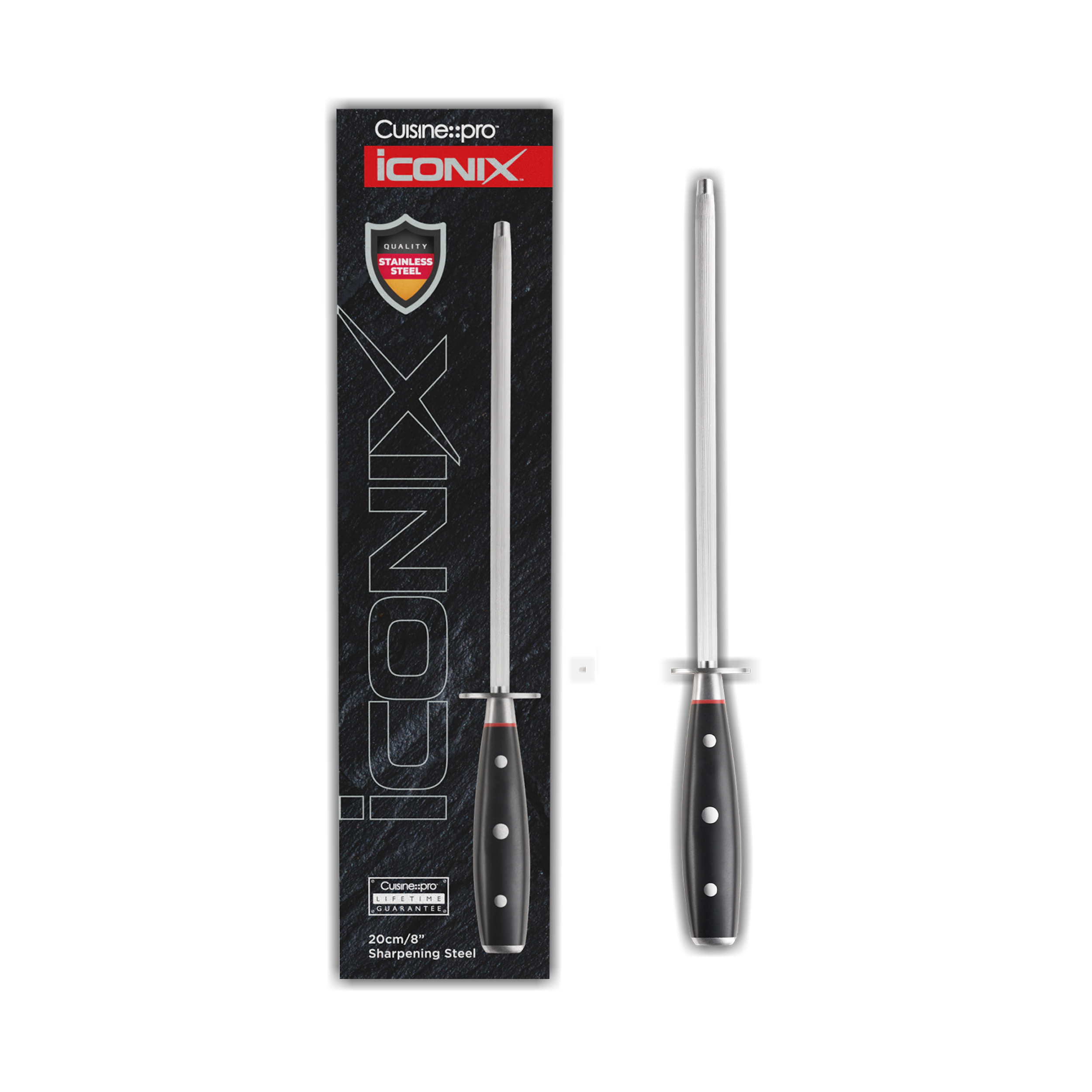 Cuisine::pro® iconiX® Sharpening Steel 8"