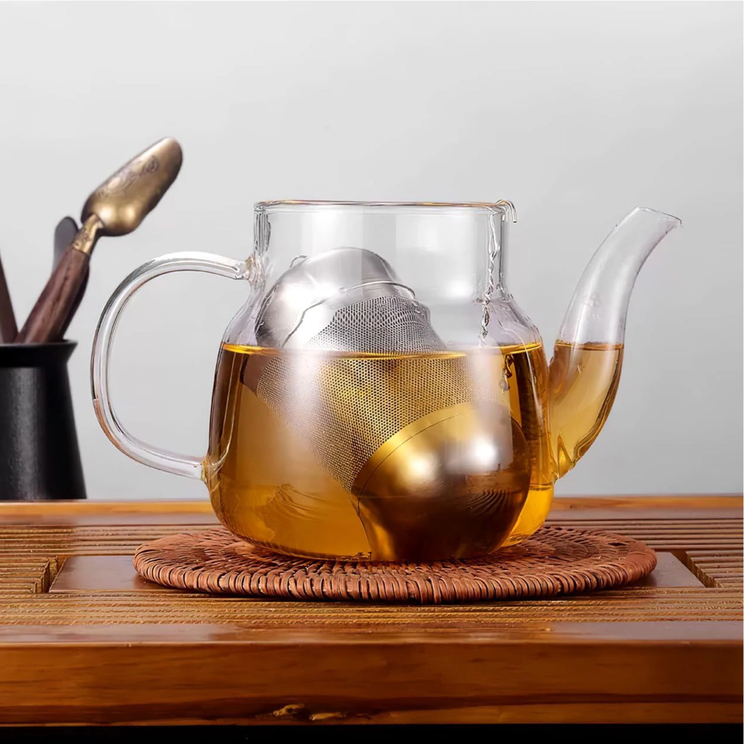 Stock Preferred Stainless Steel Large Tea and Spice Infuser Ball with Long Chain