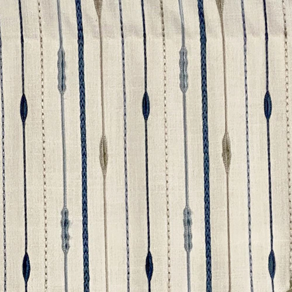 Go Getter Cornice 3" Rod Pocket Window Valance 50" x 17" Blue by RLF Home