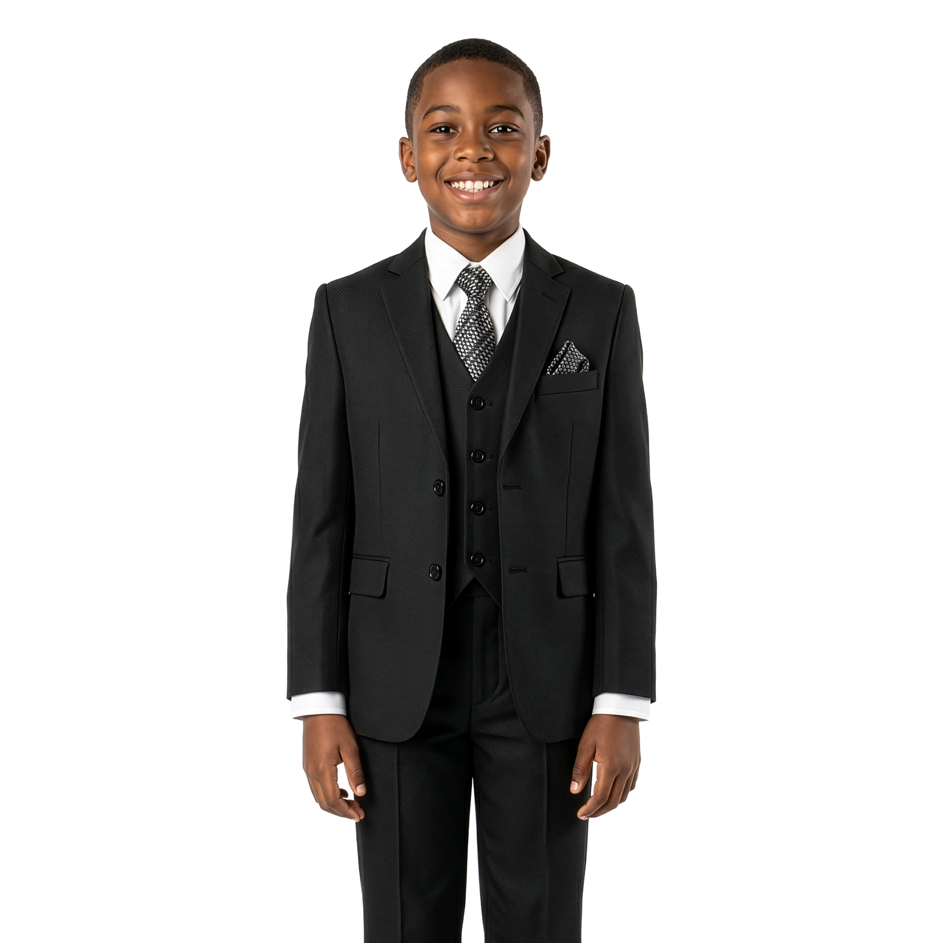 Tazzio Little & Big Boys 5-Pc. Sharkskin Suit Set
