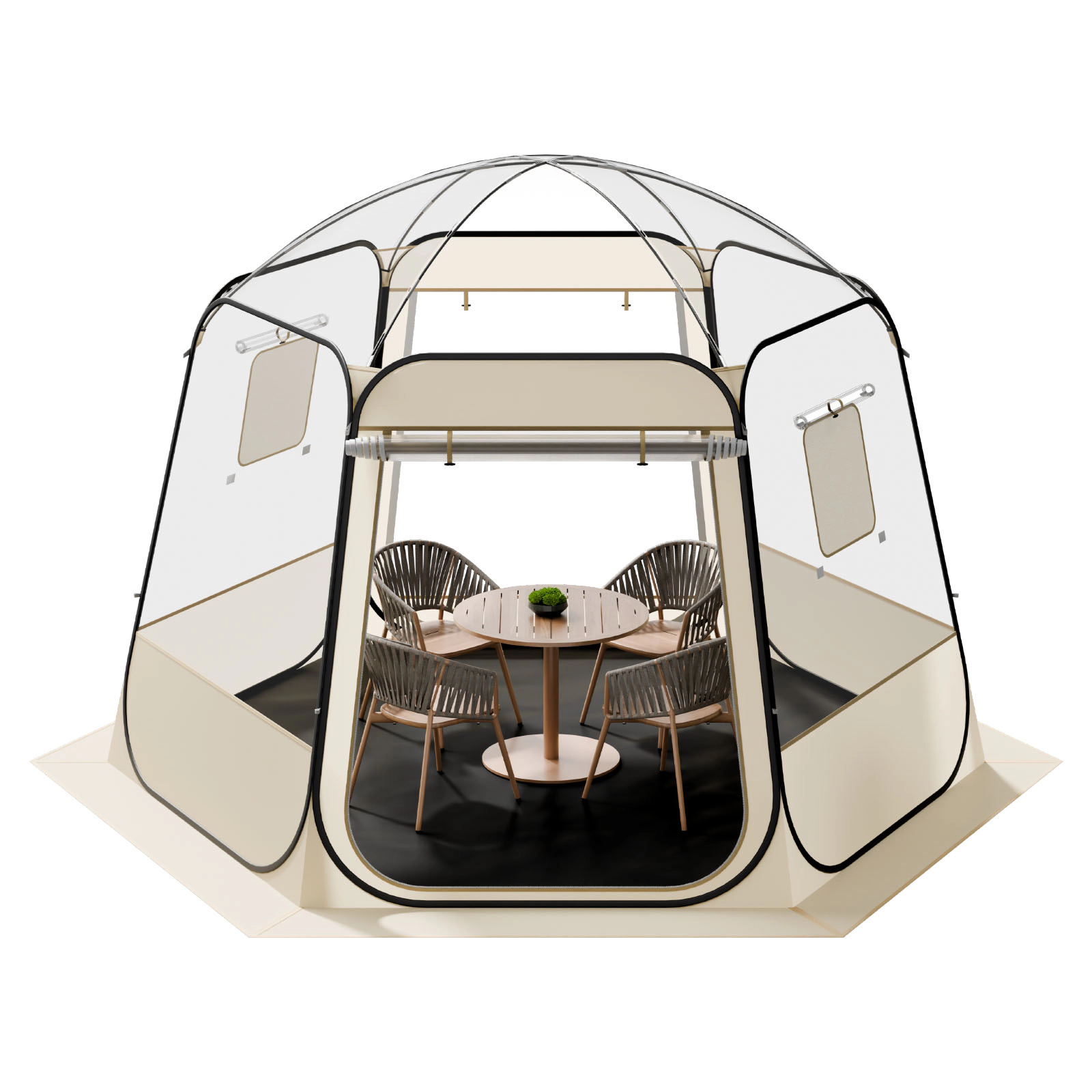 HONGGE Pop up Bubble Tent Waterproof & UV-Resistant Clear Camping Tent Shelter Outdoor Garden Dome Igloo Tents with