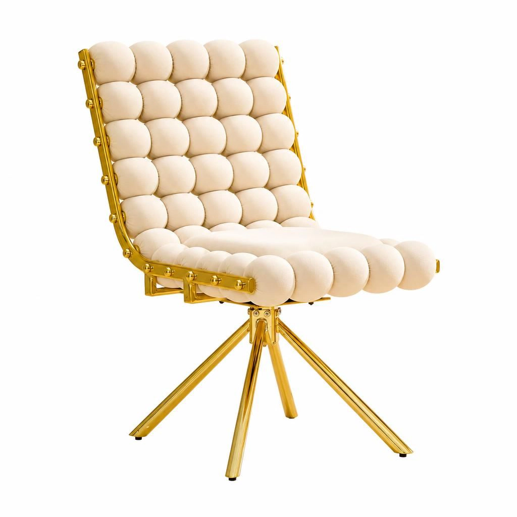 GOODSILO Comfortable Upholstered Velvet Dining Seating Chair
