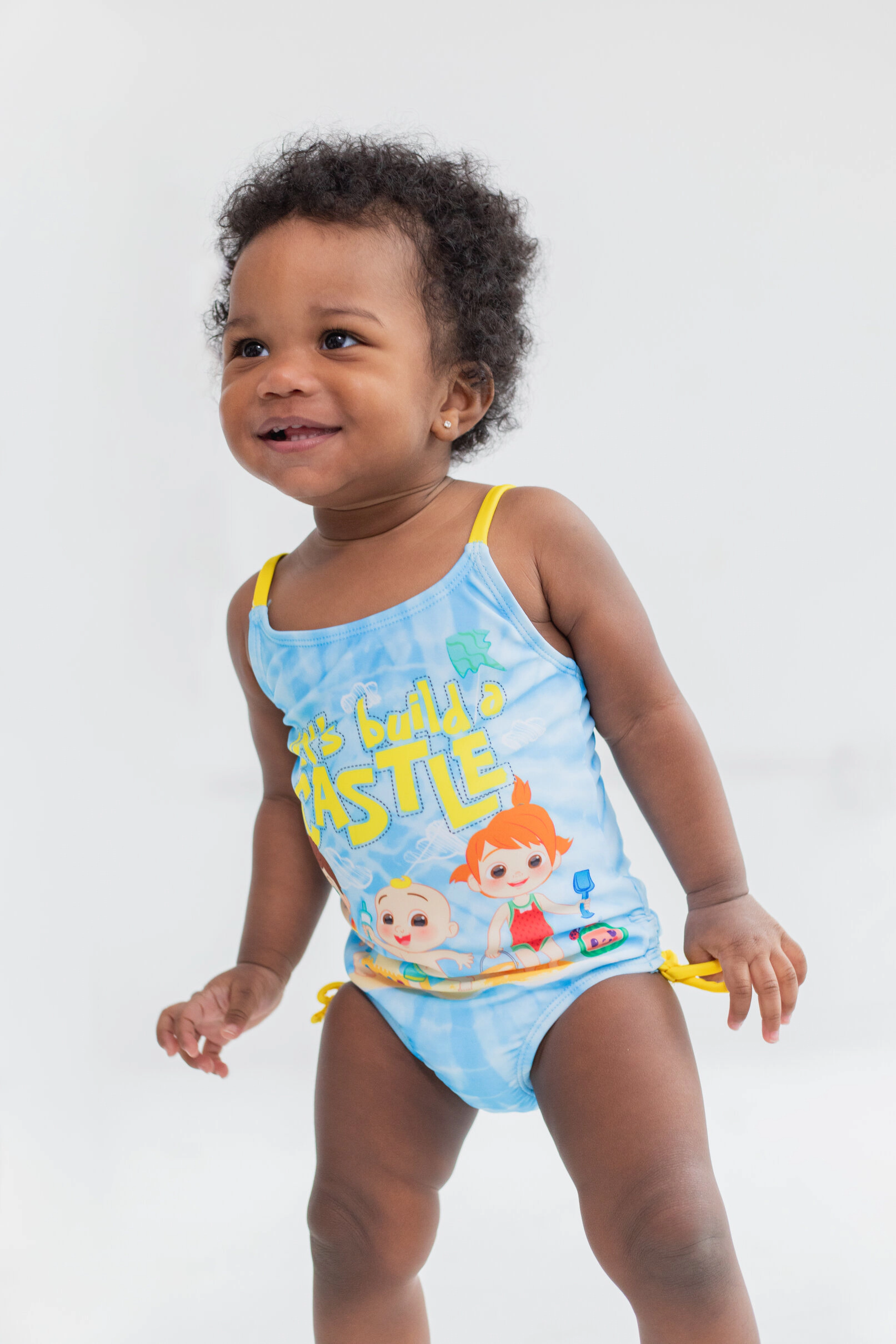 Cocomelon Girls' One Piece Bathing Suit