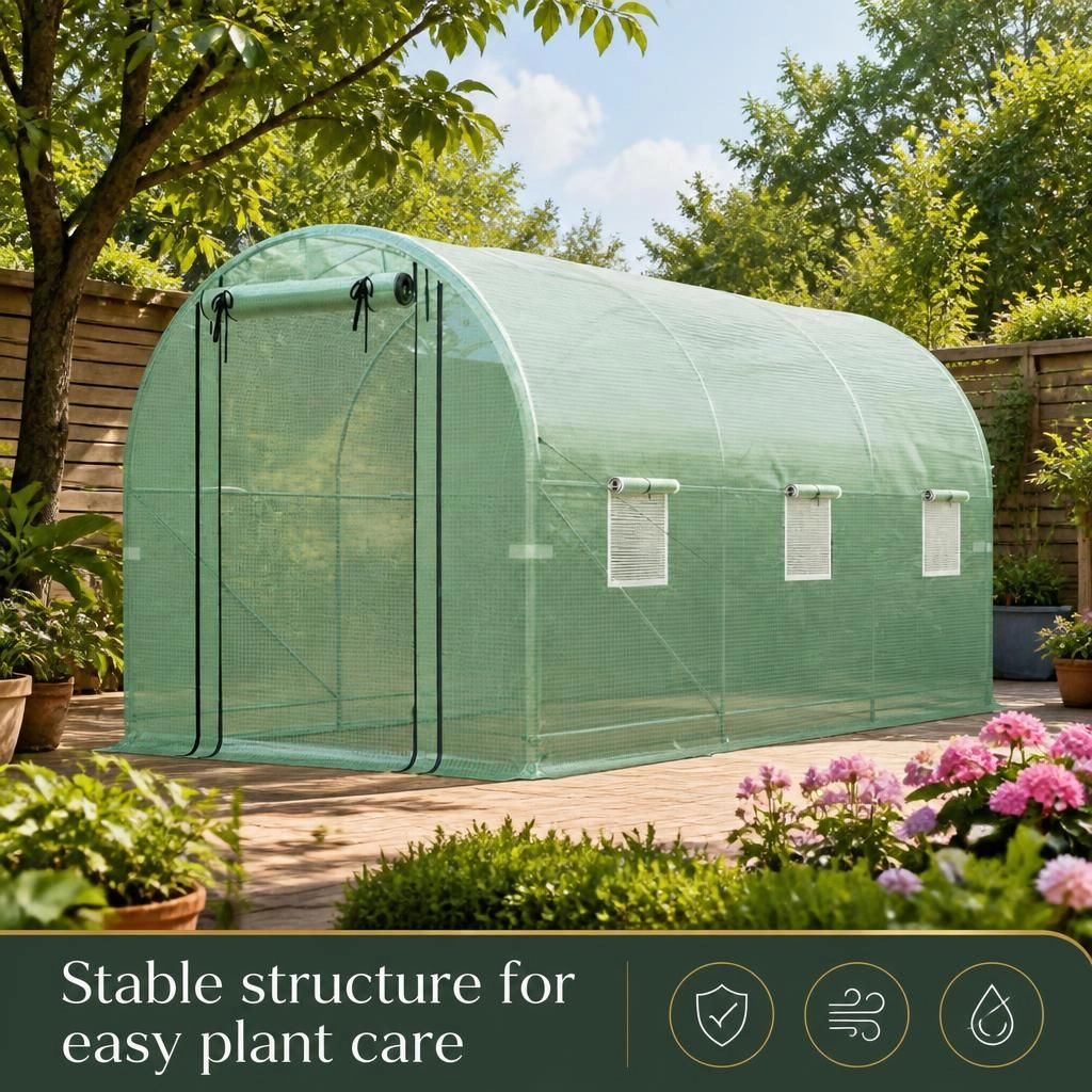 WOW PIONEER Walk-In Steel Frame Greenhouse