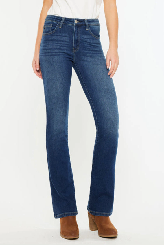 KanCan Women's Essentials High Rise Bootcut Jeans Denver