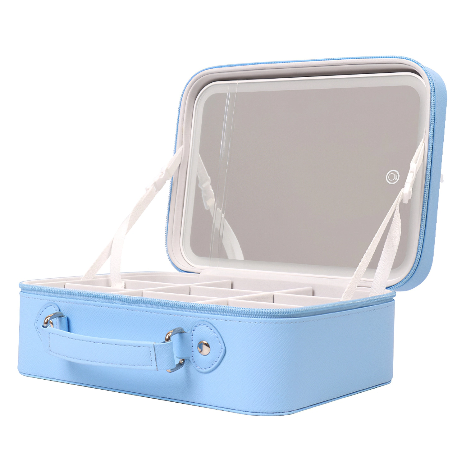 GBruno LED Lighted Travel Makeup Bag With Mirror