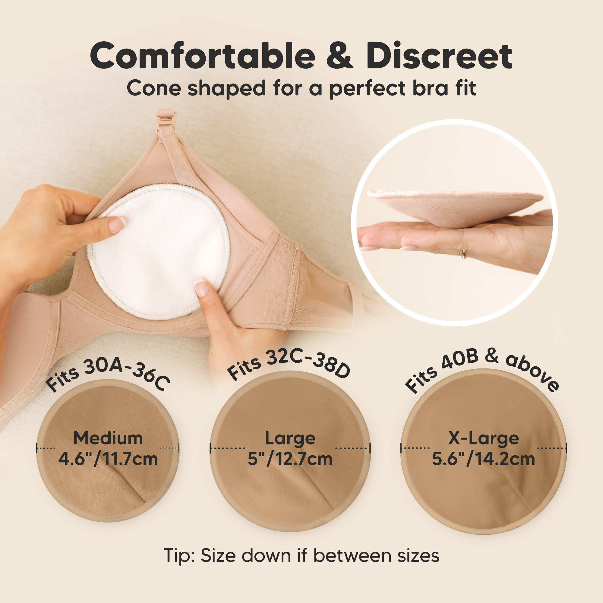 KeaBabies 14-Pack Comfy Nursing Pads