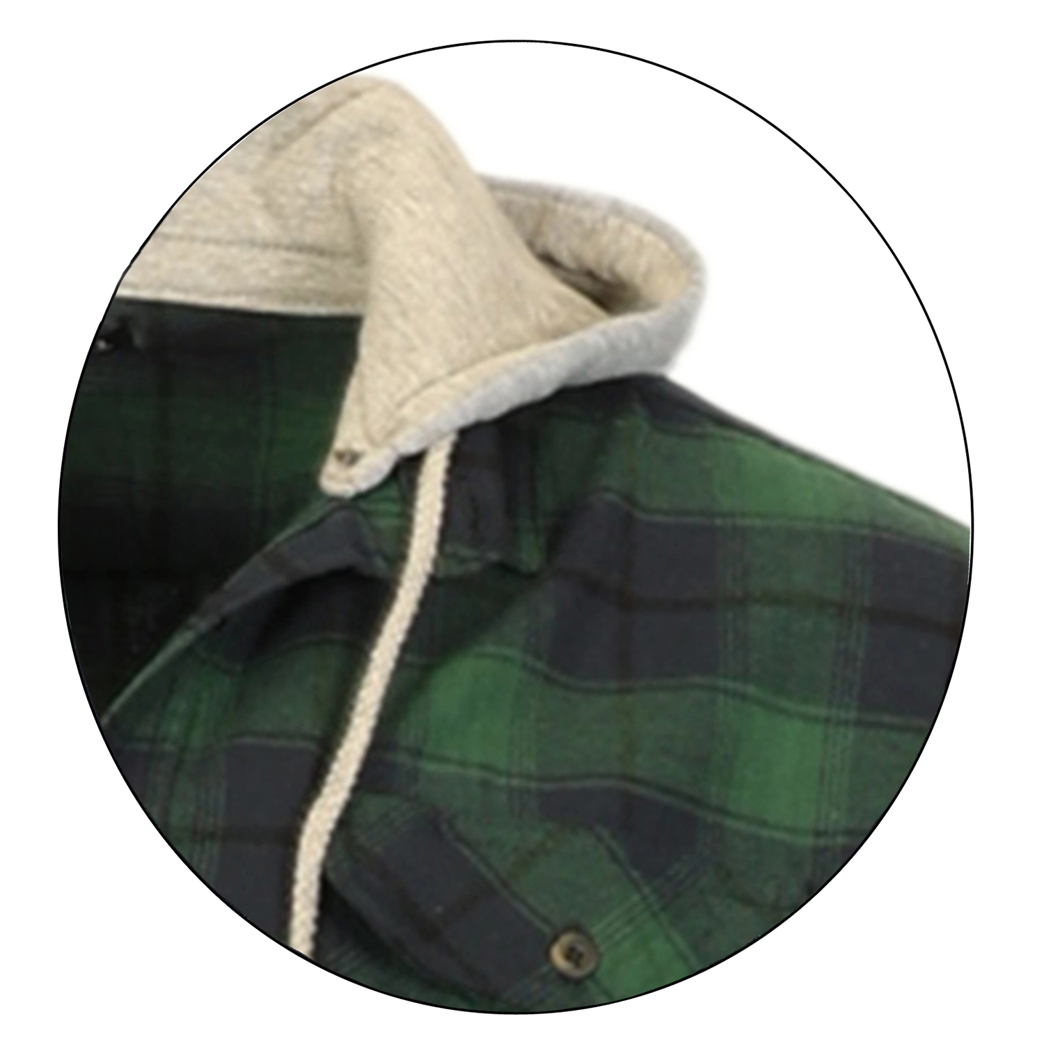 Gioberti Men's Removable Hoodie Flannel Shirt