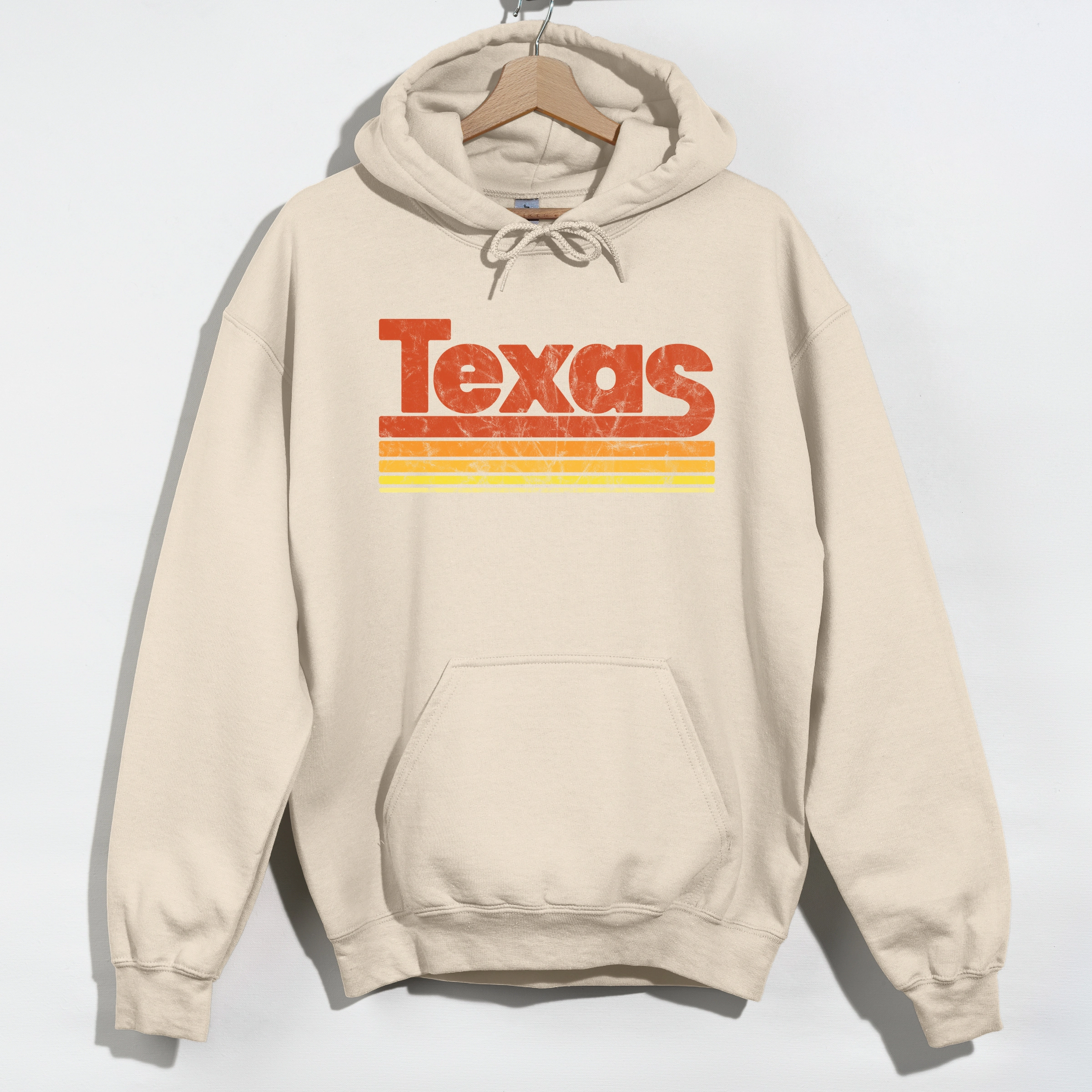 Simply Sage Market - Women's Graphic Hoodie Texas Retro Stripes