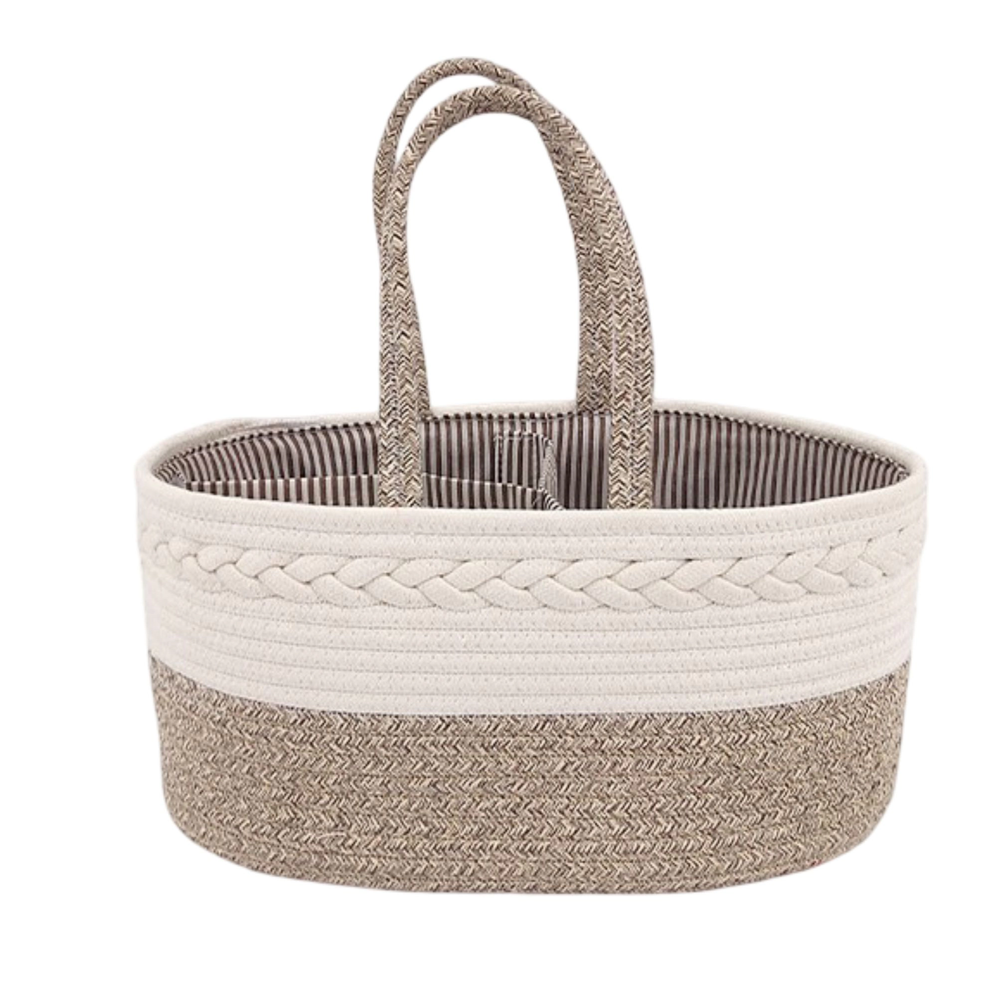 Alilang Unisex Woven Rope Storage Basket Organizer Bin Soft Cotton for Nursery Shelves Closet Organization