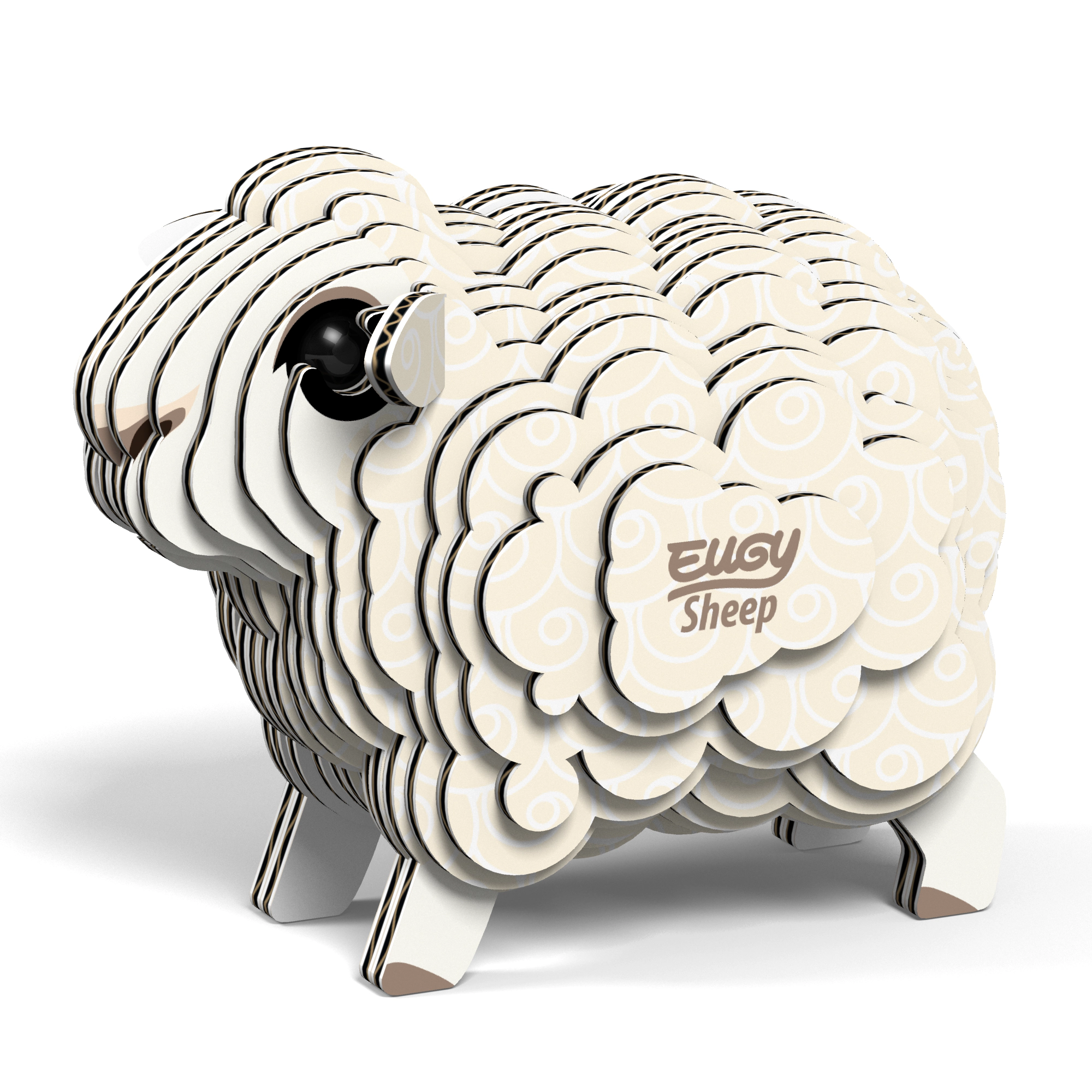 EUGY Sheep 3D Puzzle - contains 22 puzzle pieces