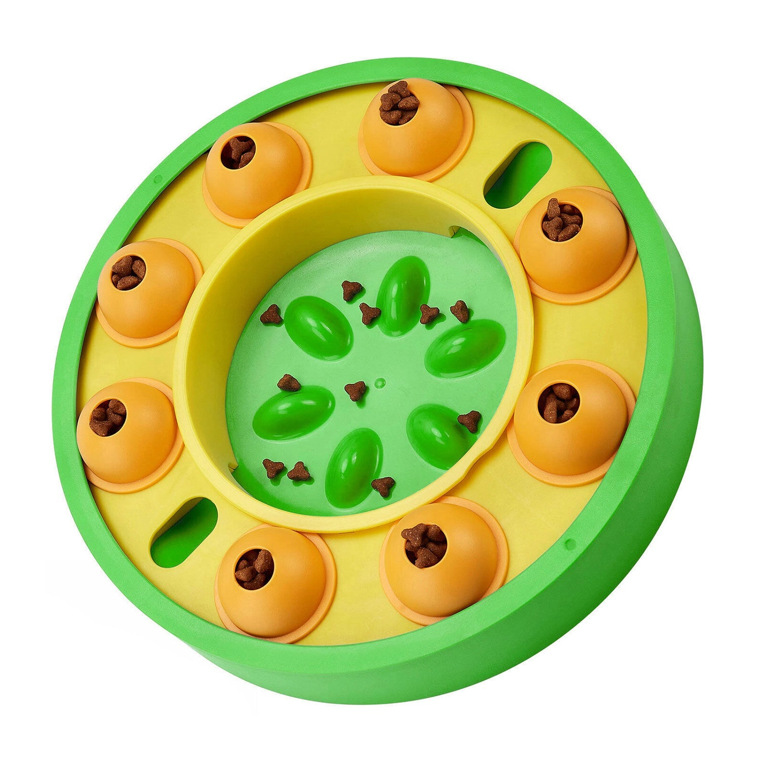 GBruno Interactive Puzzle Dog Food Feeder Slow Bowl