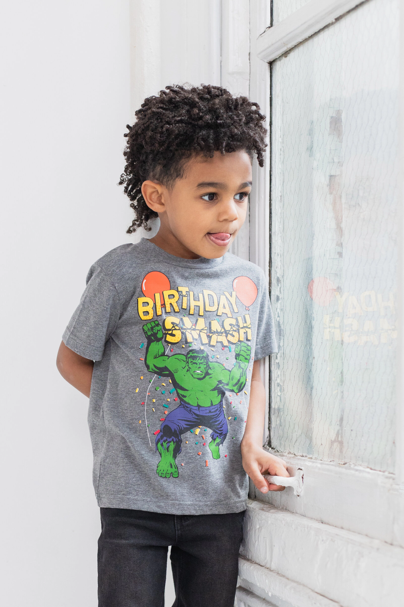 Marvel Avengers The Hulk Boys' Birthday T-Shirt